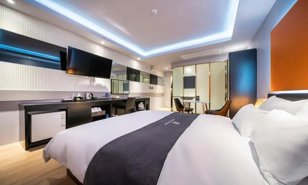 Bed in Gimpo Pentastar Hotel Bed in Gimpo Pentastar Hotel