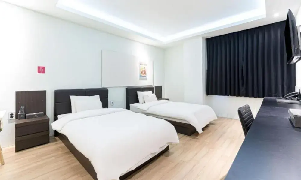 Bed in Gimpo Pentastar Hotel Bed in Gimpo Pentastar Hotel