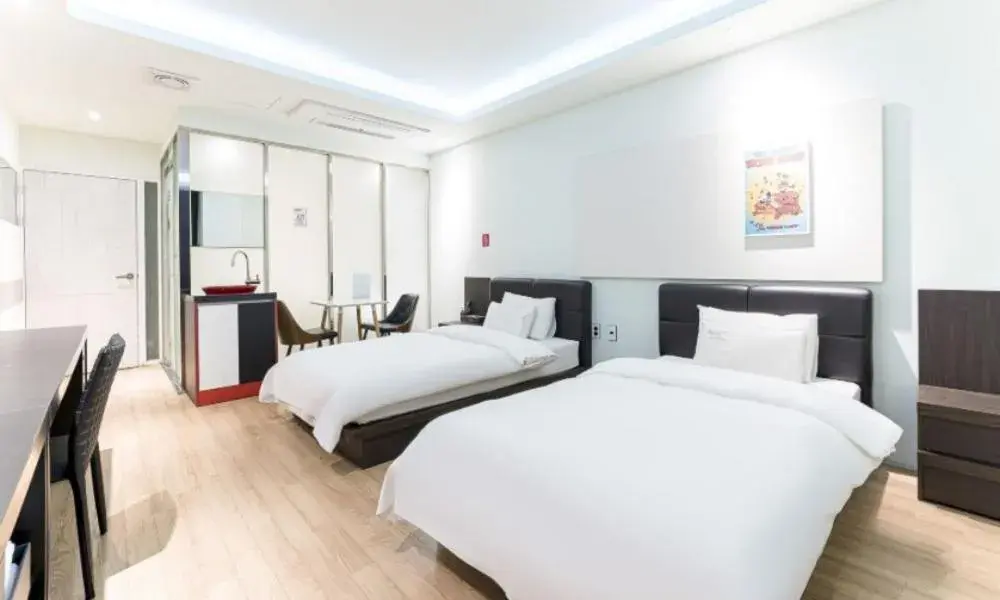 Bed in Gimpo Pentastar Hotel Bed in Gimpo Pentastar Hotel