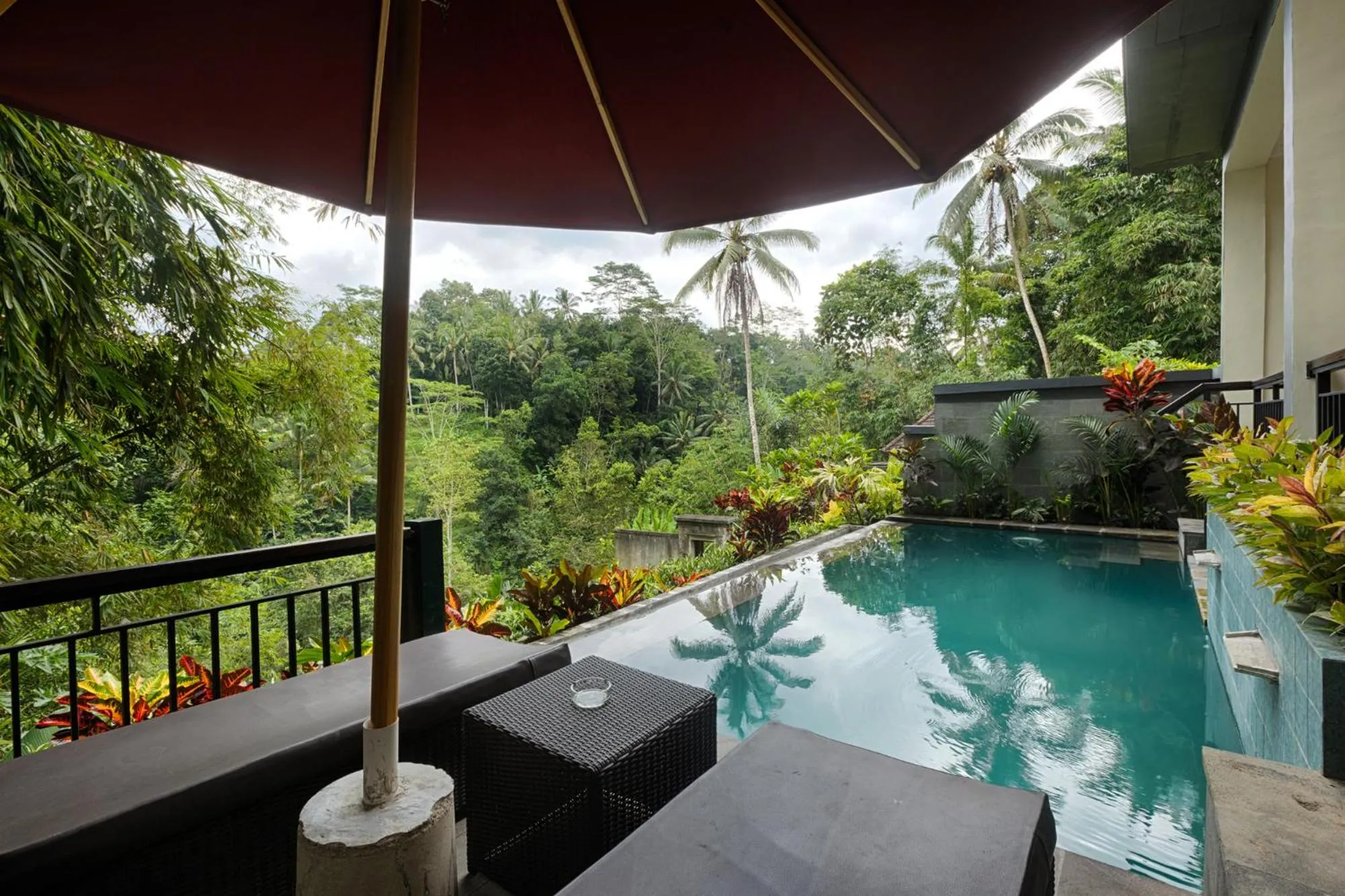 Pool view in Kaja Villa