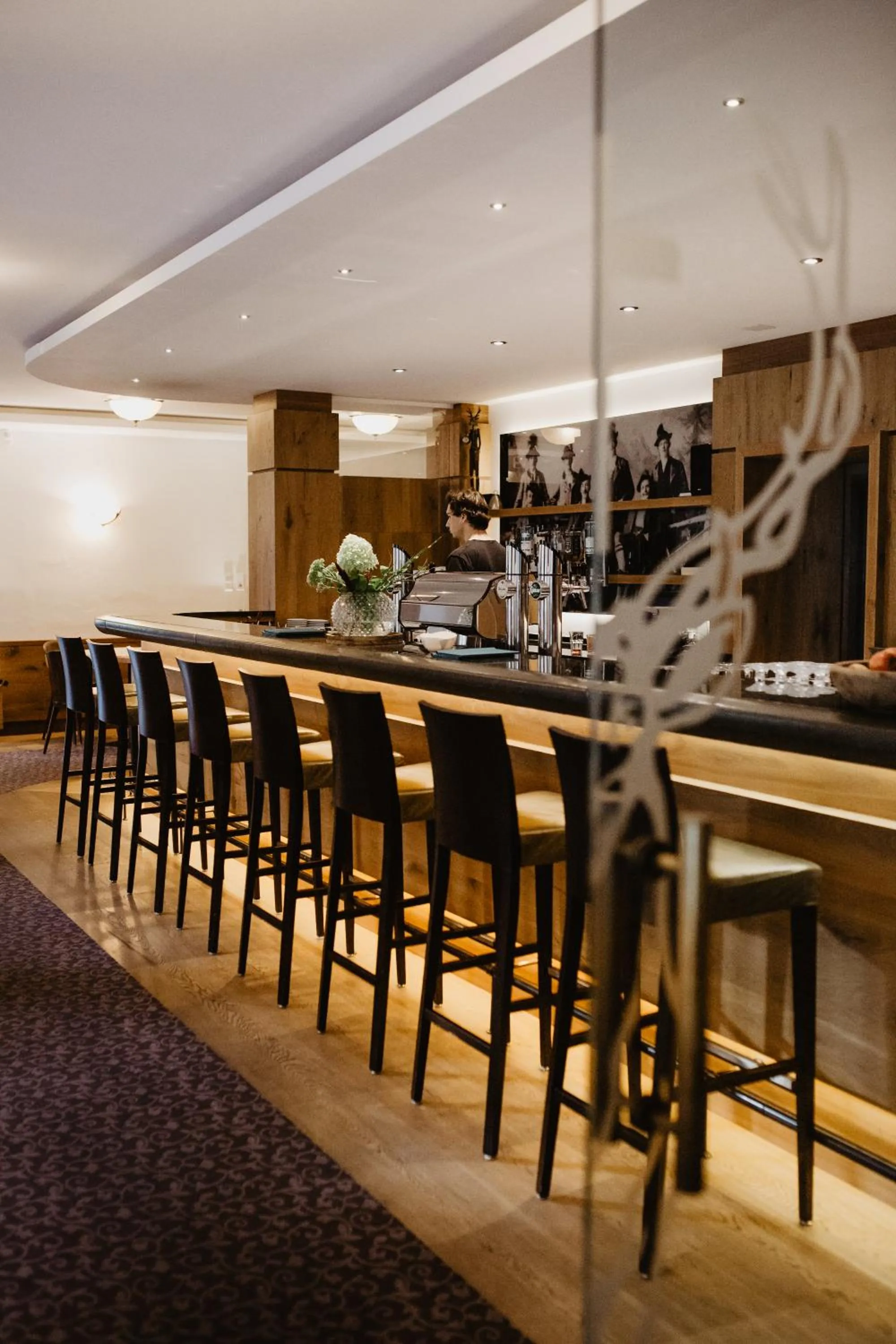 Lounge or bar in Hotel Hubertus