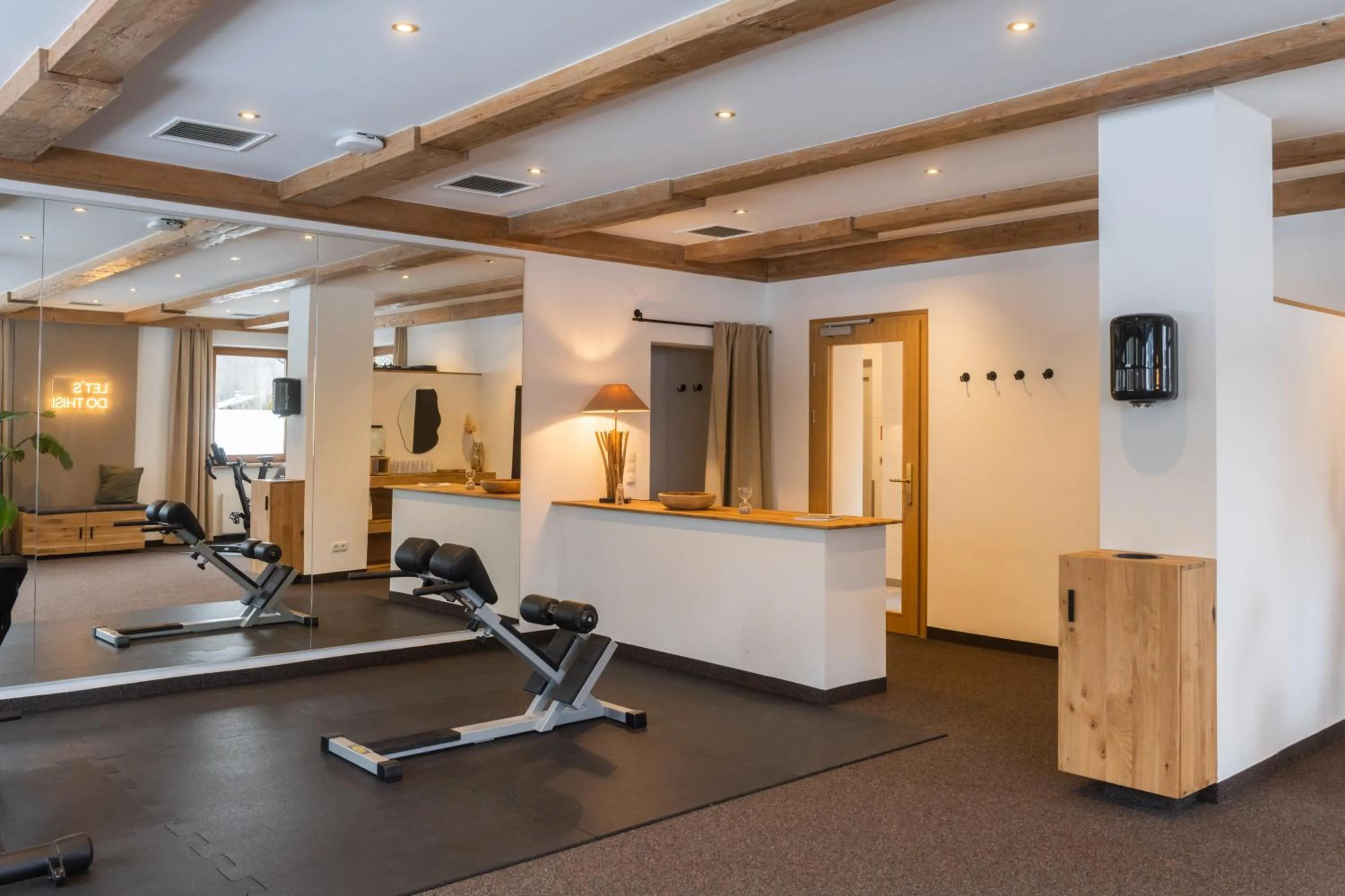 Fitness centre/facilities in Hotel Hubertus