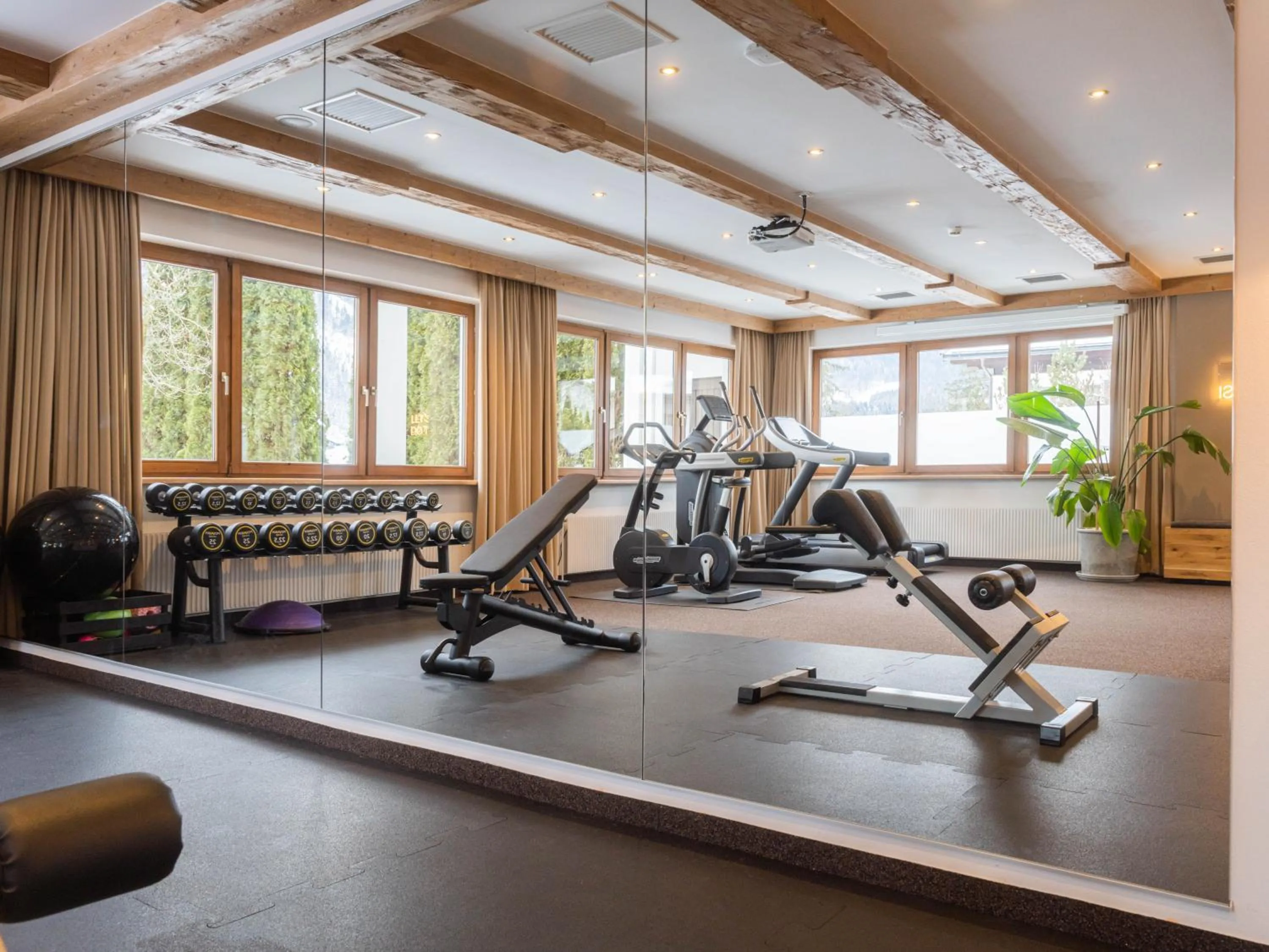 Fitness centre/facilities in Hotel Hubertus