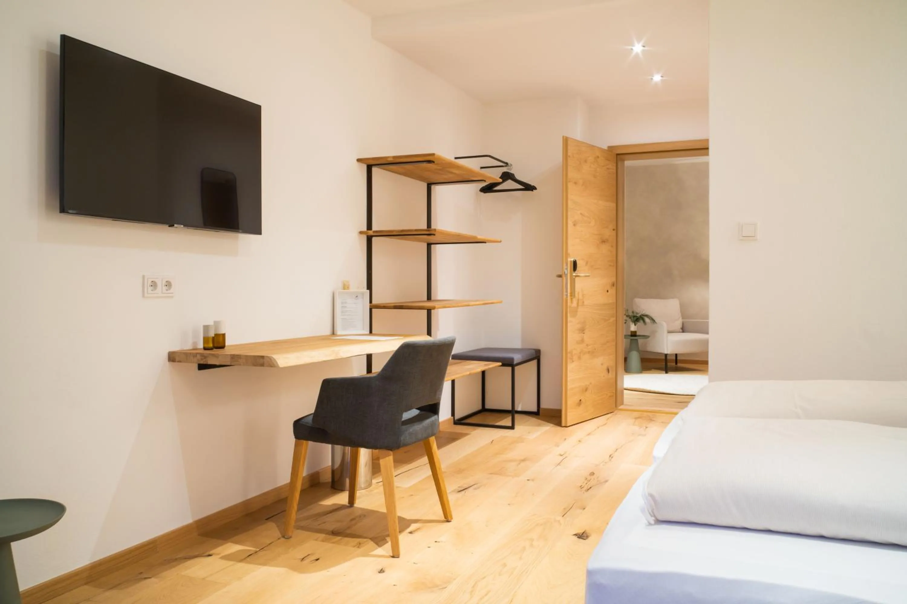 Bed in Hotel Hubertus