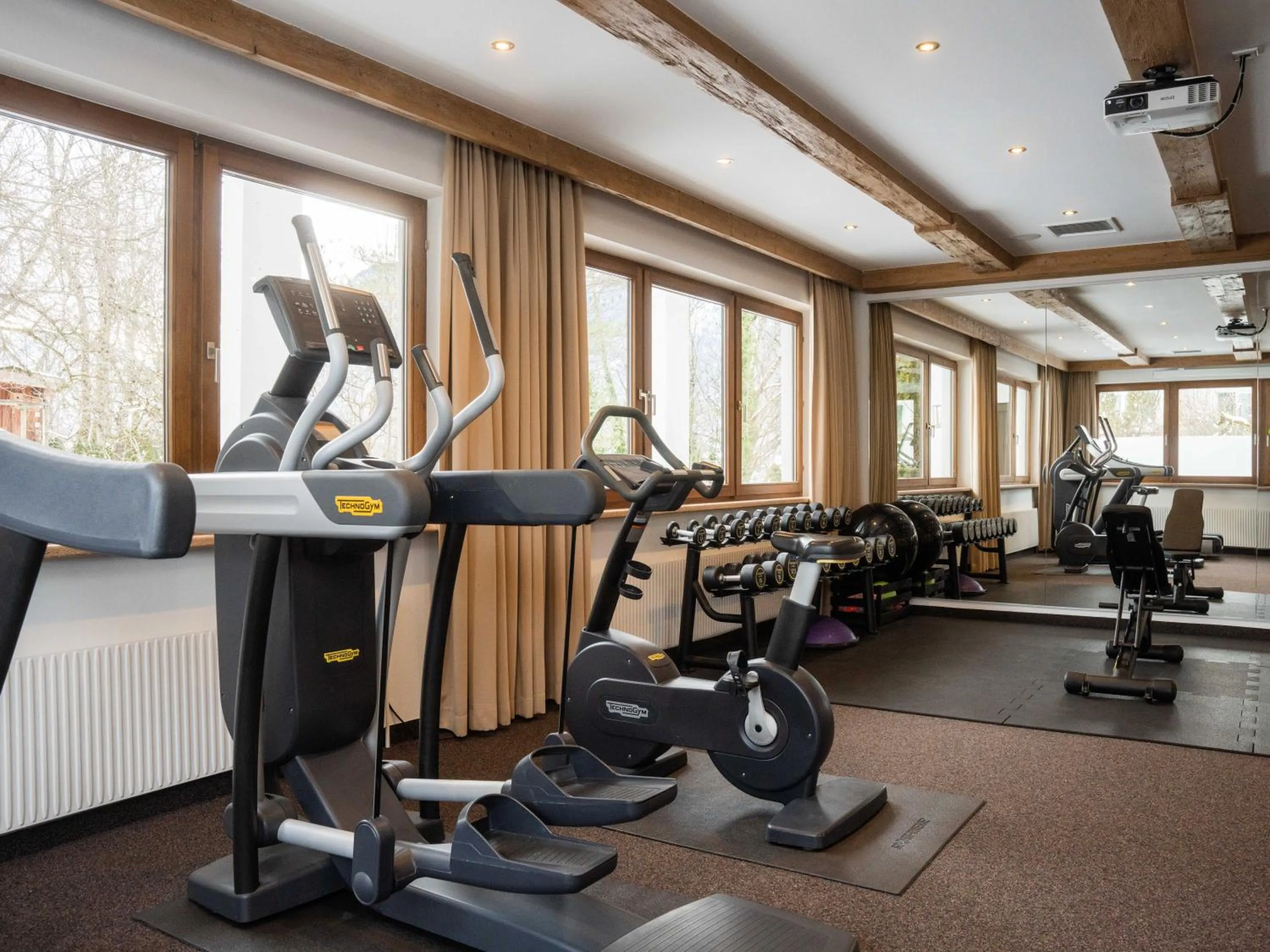 Fitness centre/facilities in Hotel Hubertus