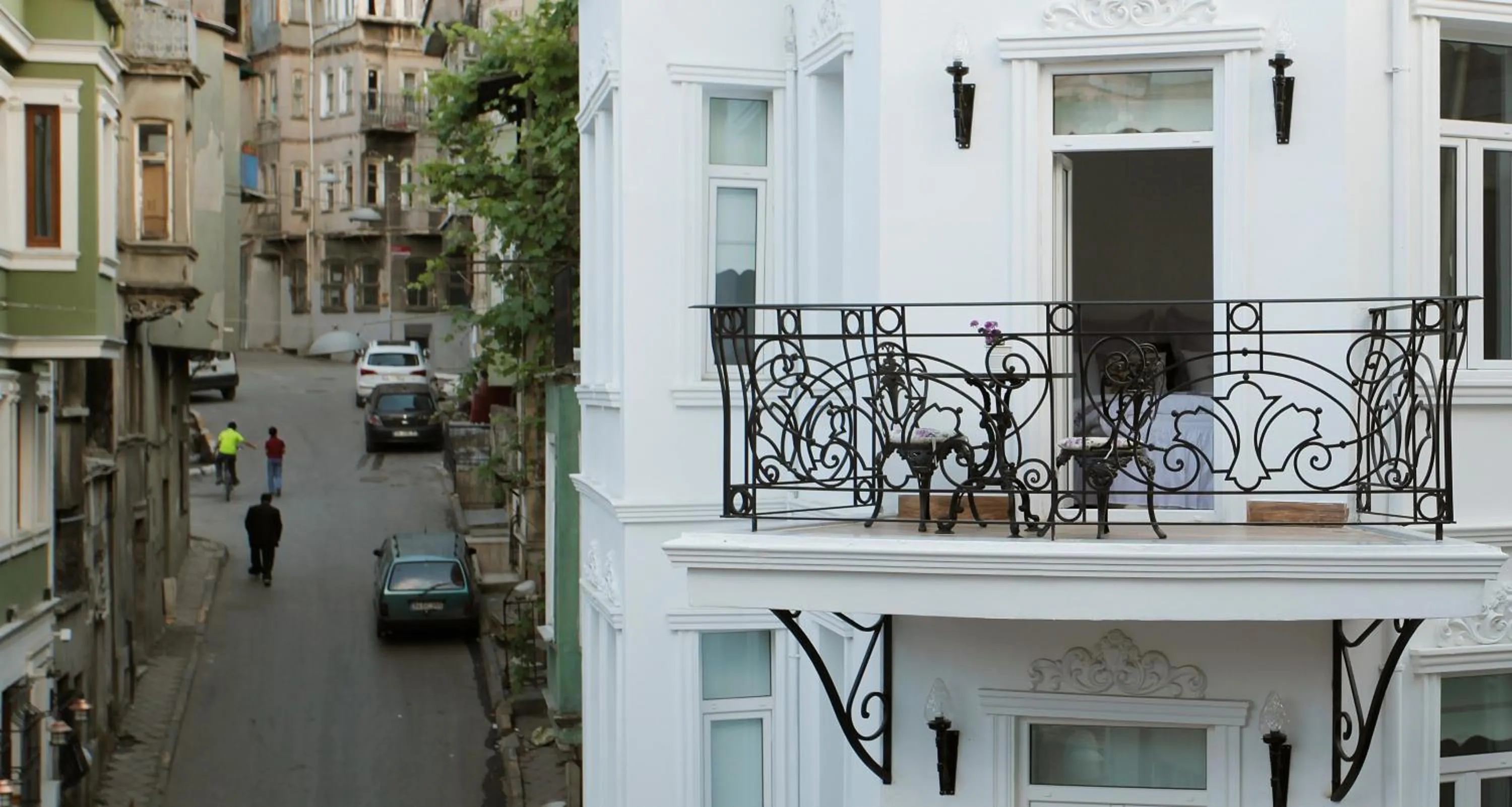 Balcony/Terrace in The White Swan Suites Beyoglu