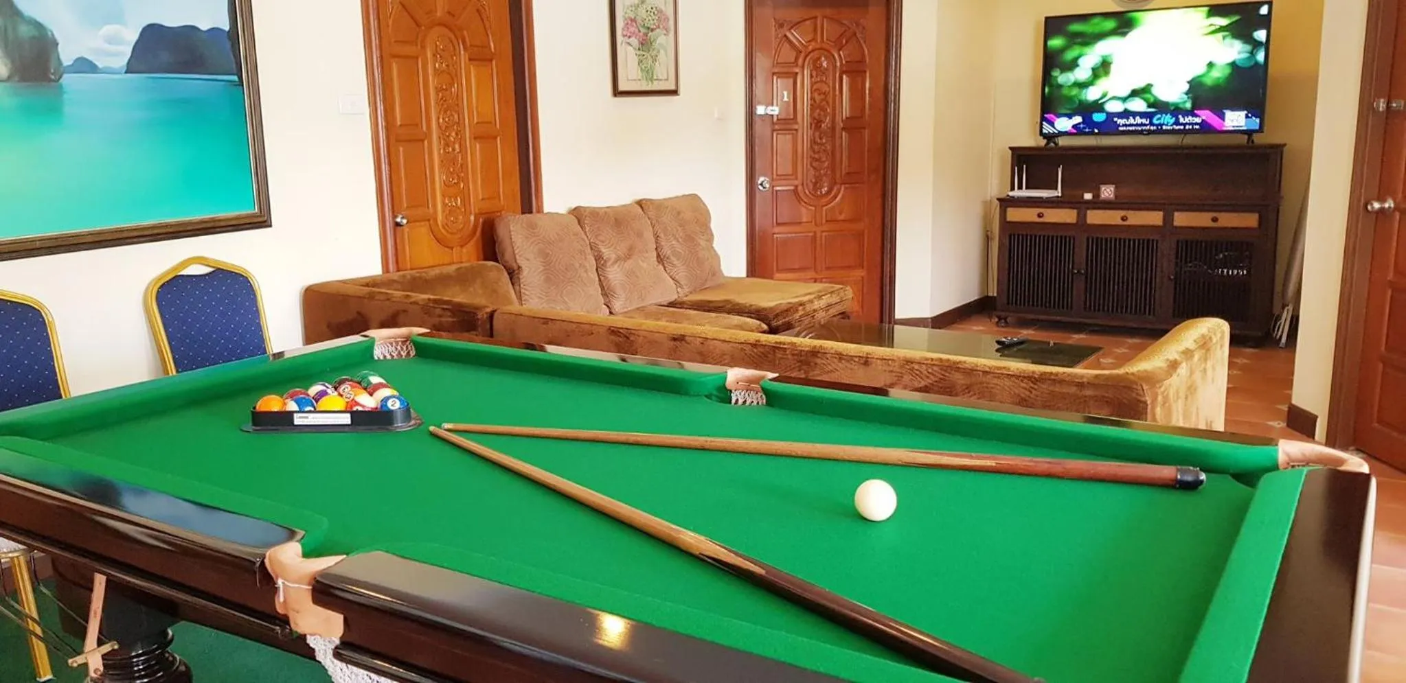 Billiard in VIEWBOR VILLA - PATTAYA HOLIDAY HOUSE WALKING STREET 4 bedrooms