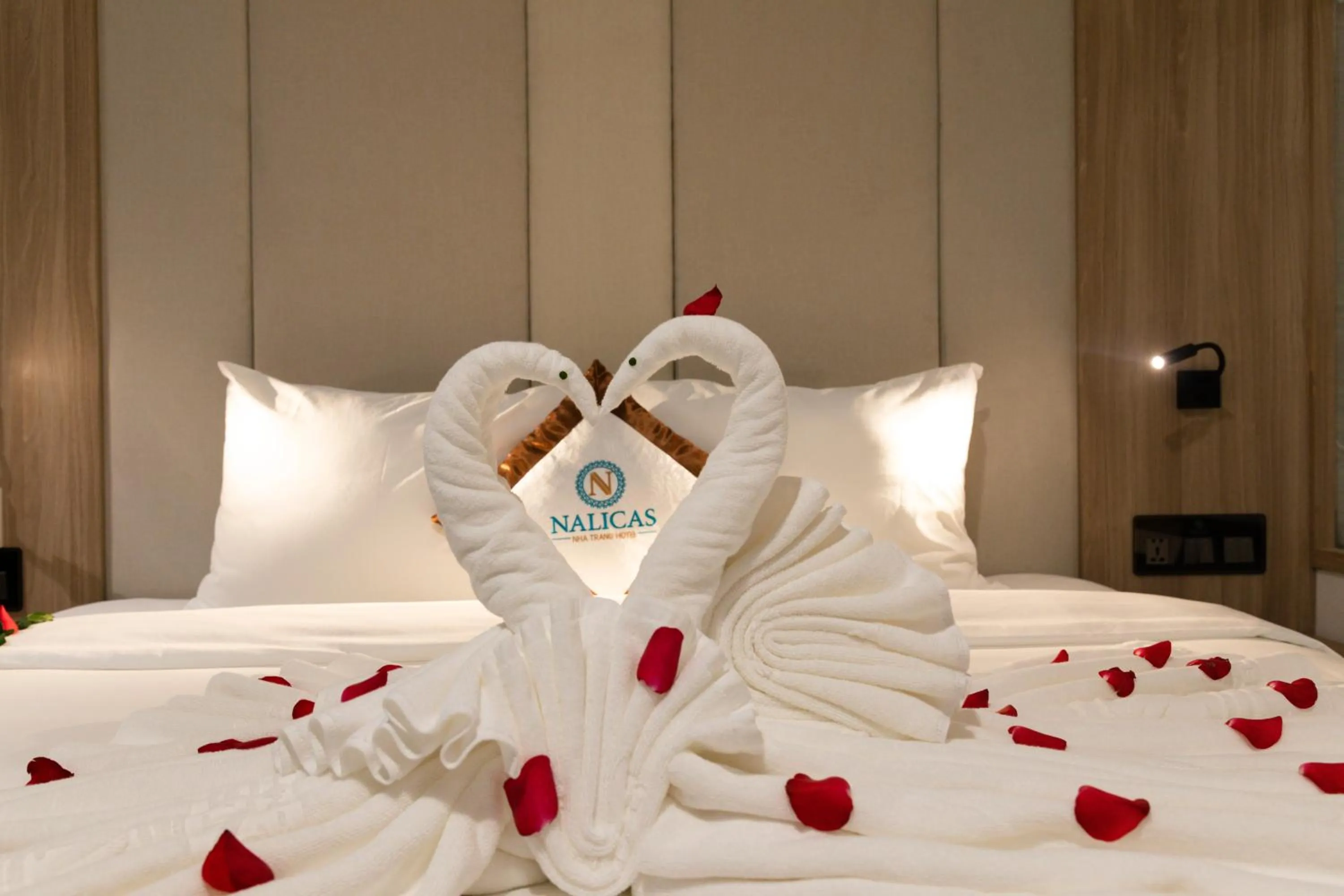 Bed in Nalicas Nha Trang Hotel