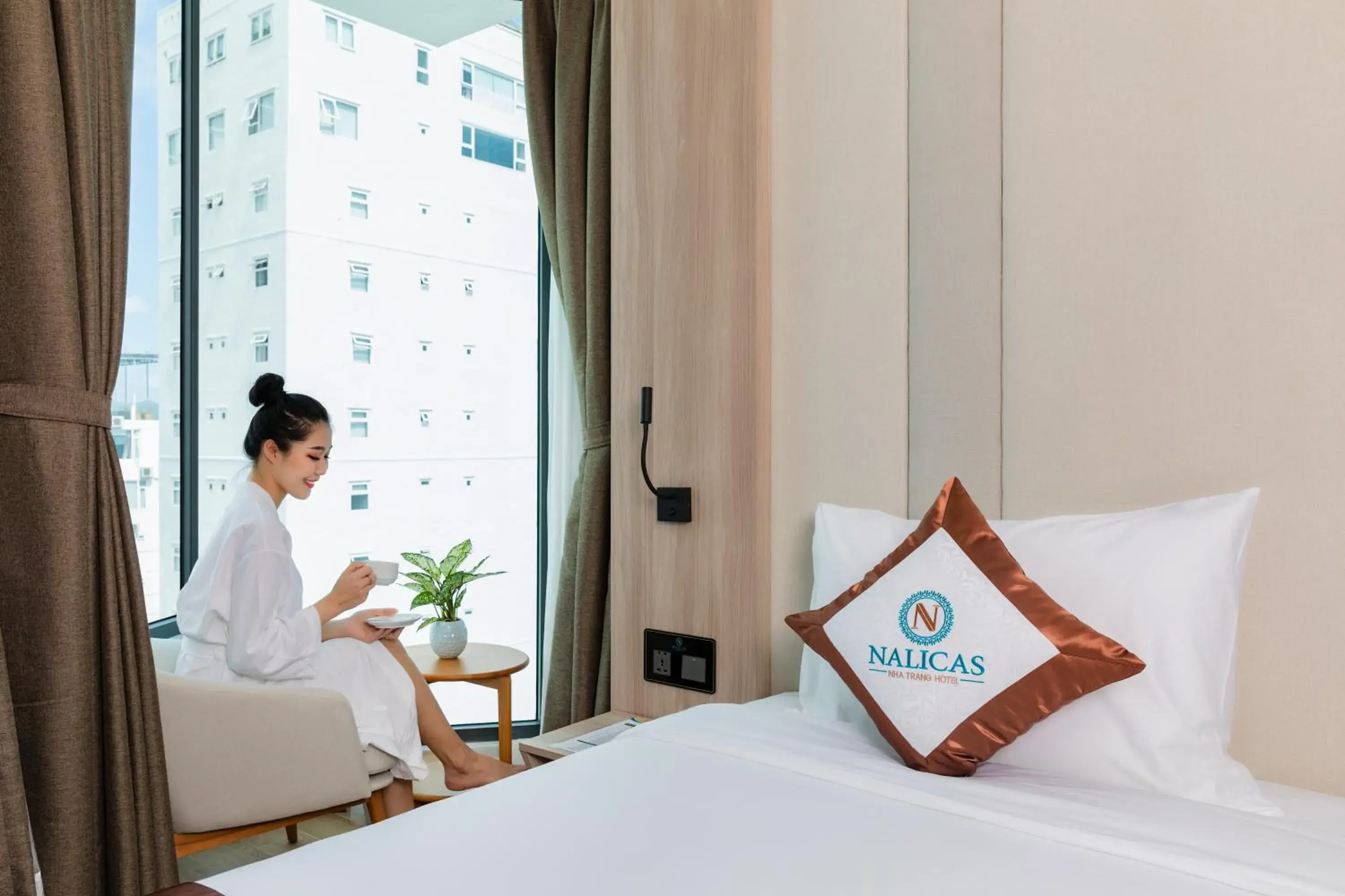 People, Bed in Nalicas Nha Trang Hotel People, Bed in Nalicas Nha Trang Hotel