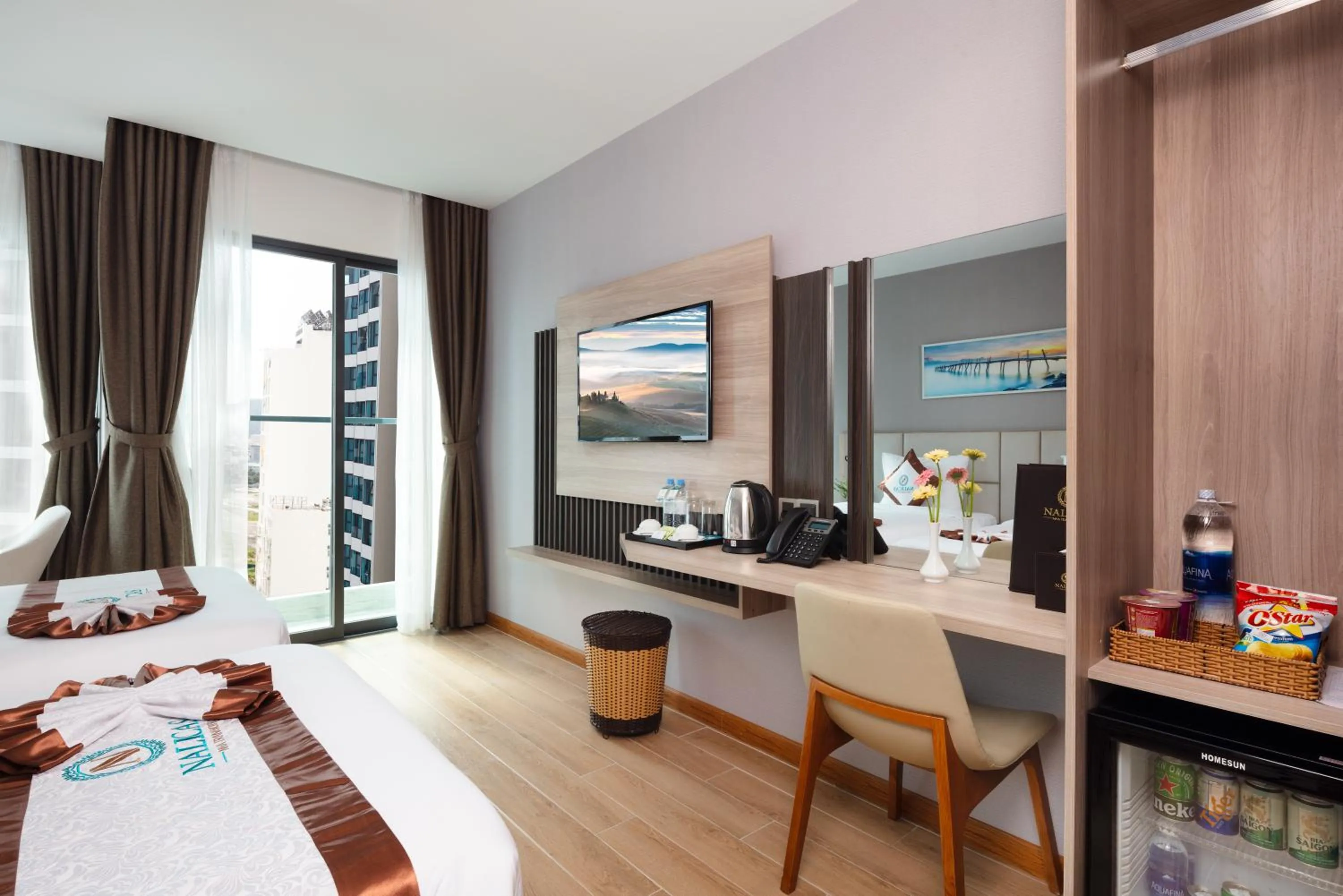 Photo of the whole room, Bed in Nalicas Nha Trang Hotel