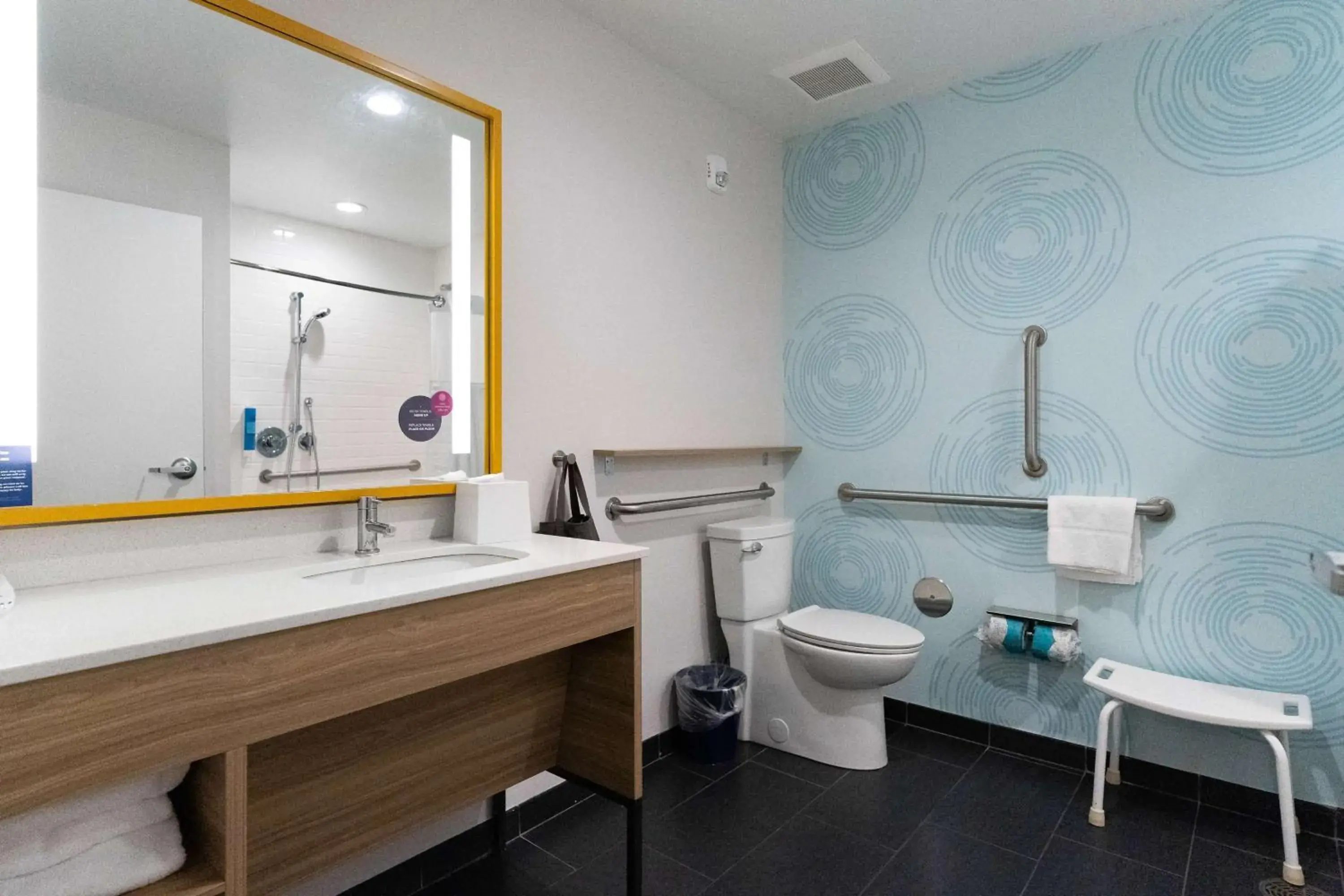 Bathroom in Tru By Hilton Greensboro Lake Oconee, Ga Bathroom in Tru By Hilton Greensboro Lake Oconee, Ga