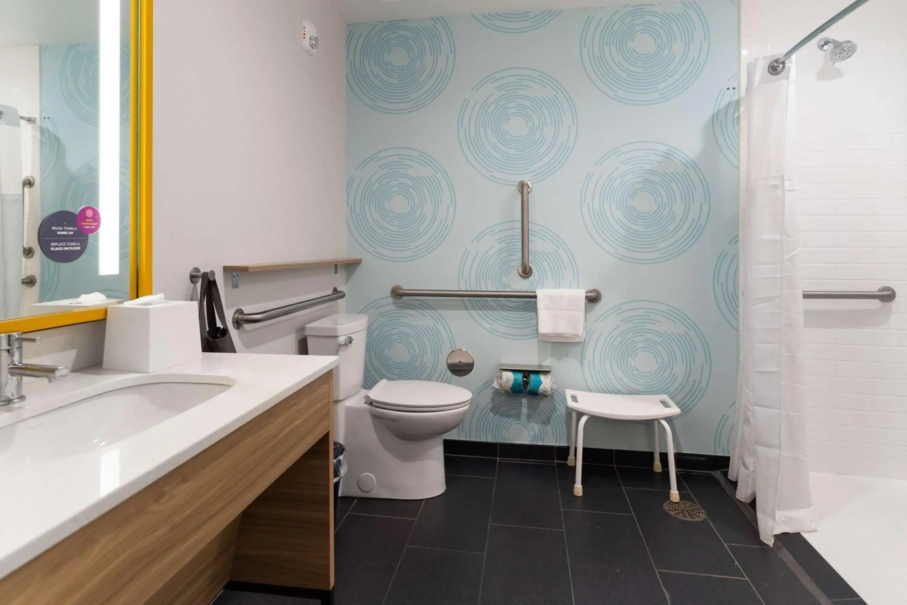Bathroom in Tru By Hilton Greensboro Lake Oconee, Ga Bathroom in Tru By Hilton Greensboro Lake Oconee, Ga