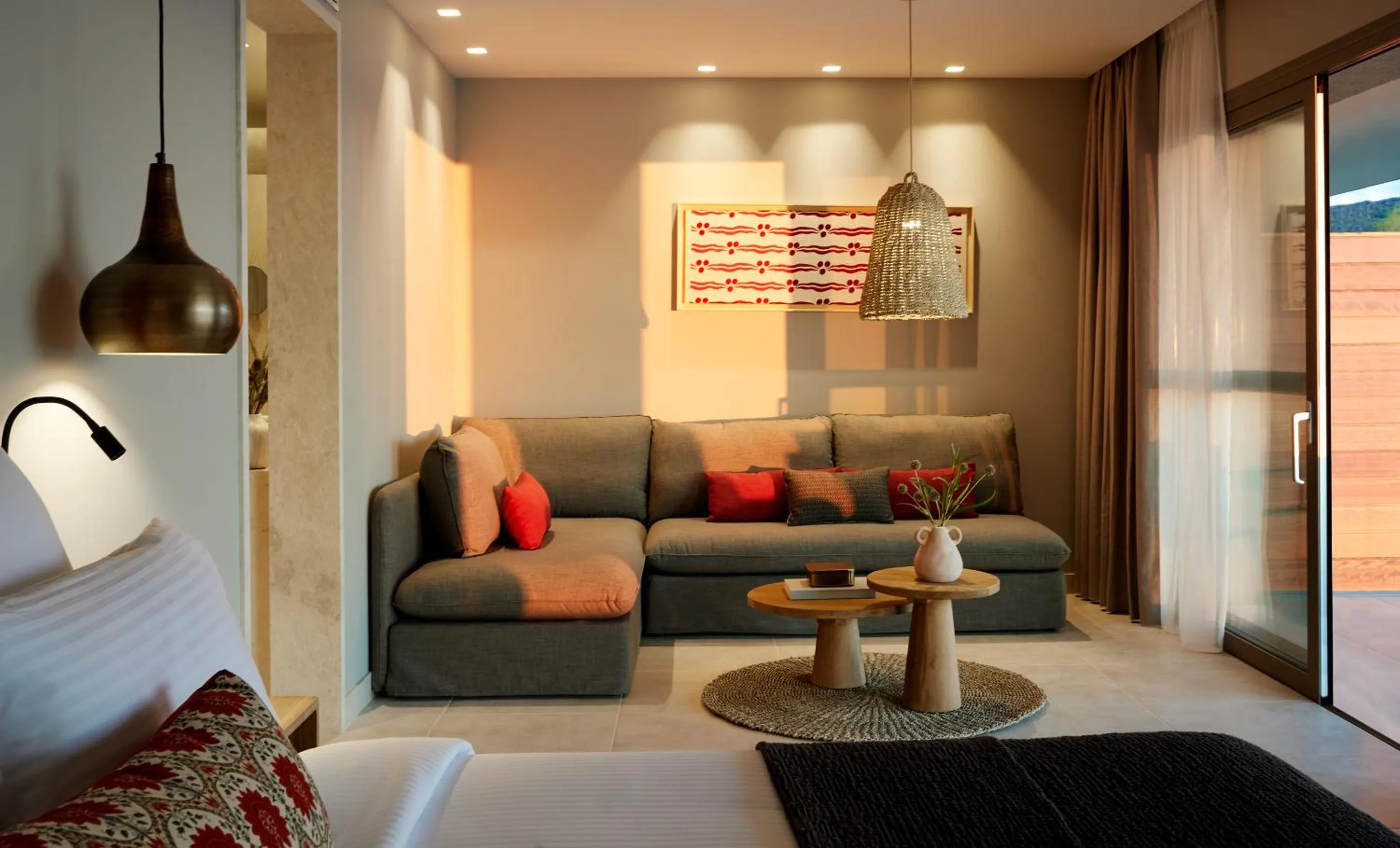 Seating area in Elix, Mar-Bella Collection