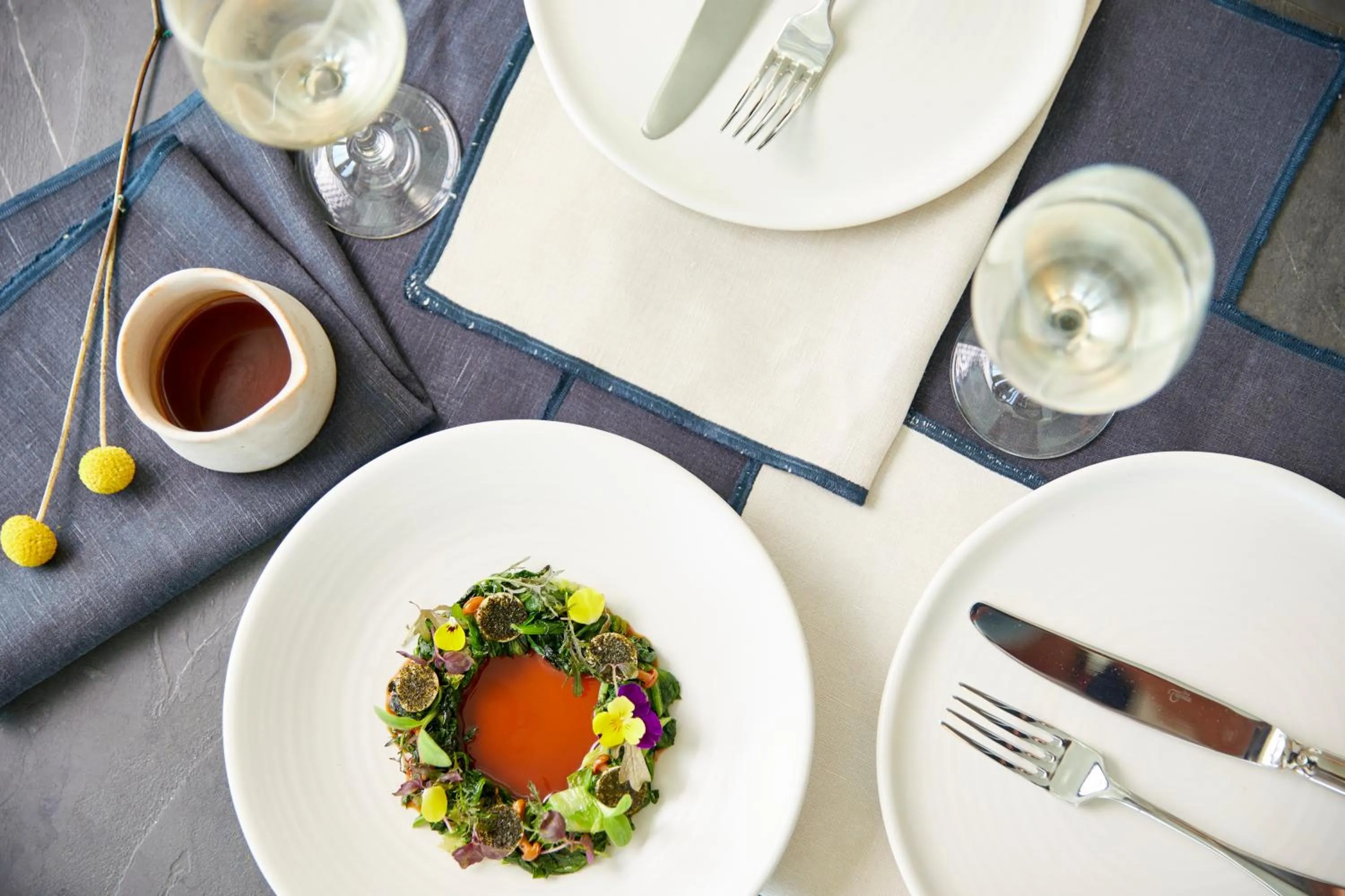 Dinner in Elix, Mar-Bella Collection