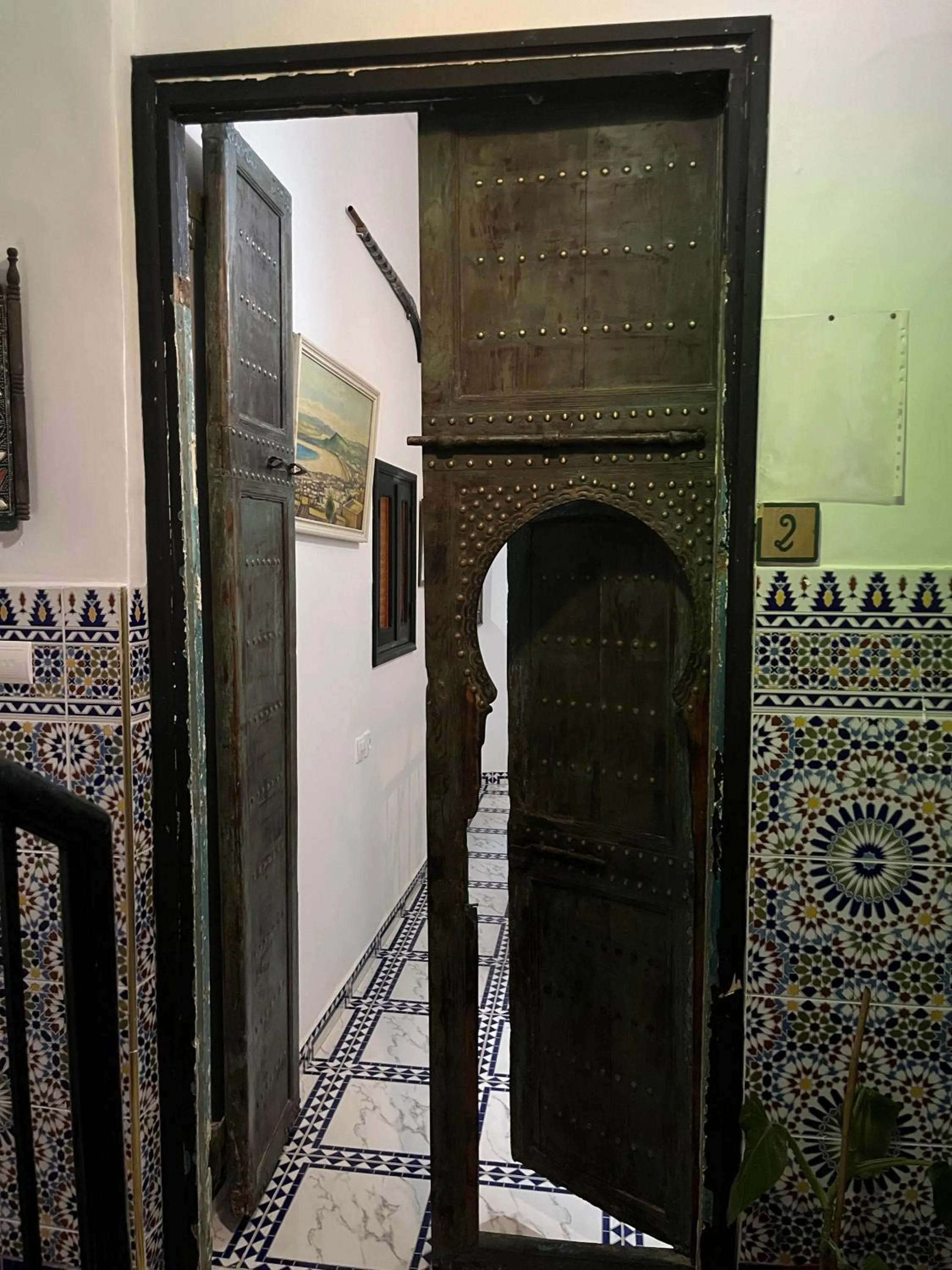 Decorative detail in Dar Rif Kebdani