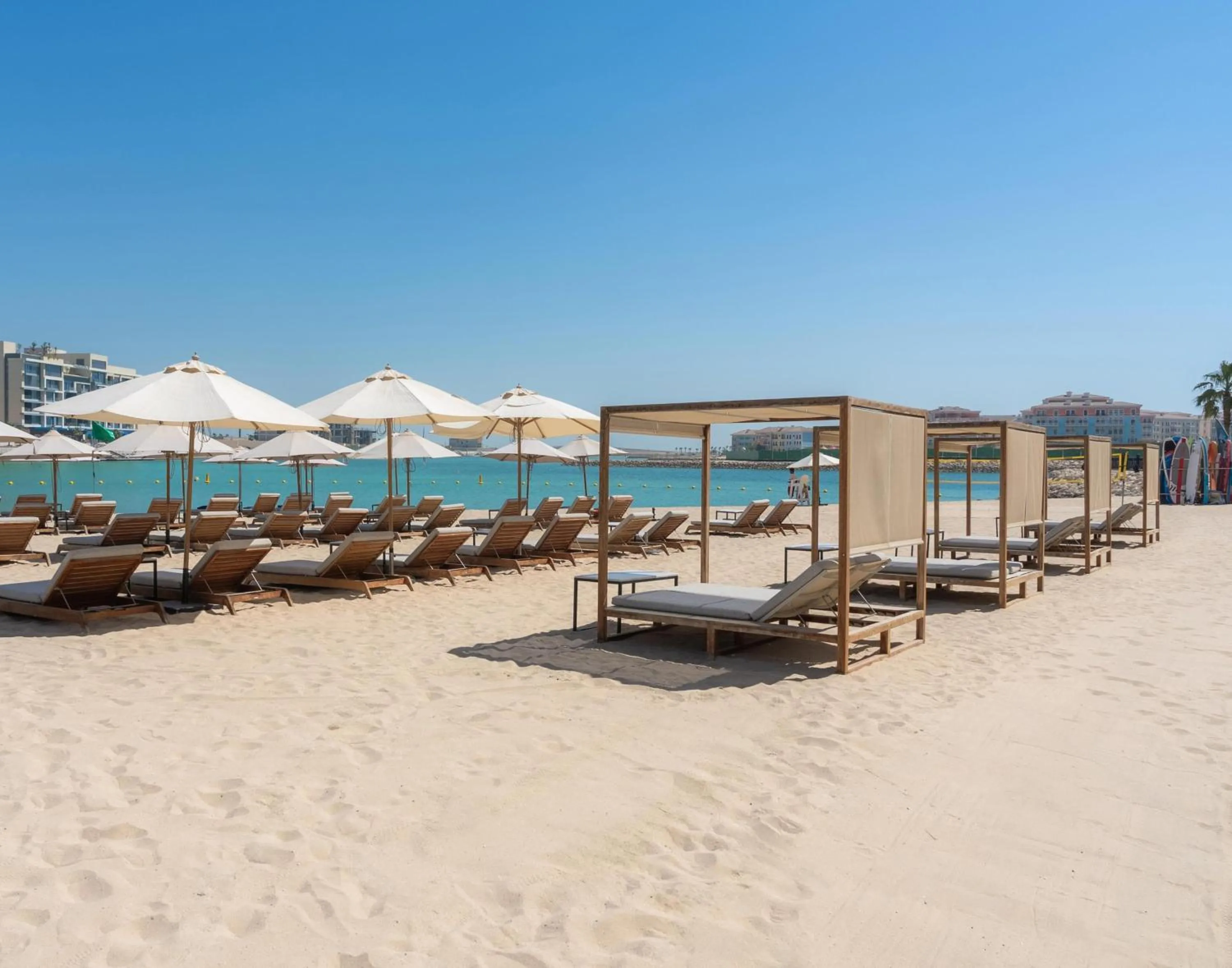 Beach in Hilton Doha The Pearl