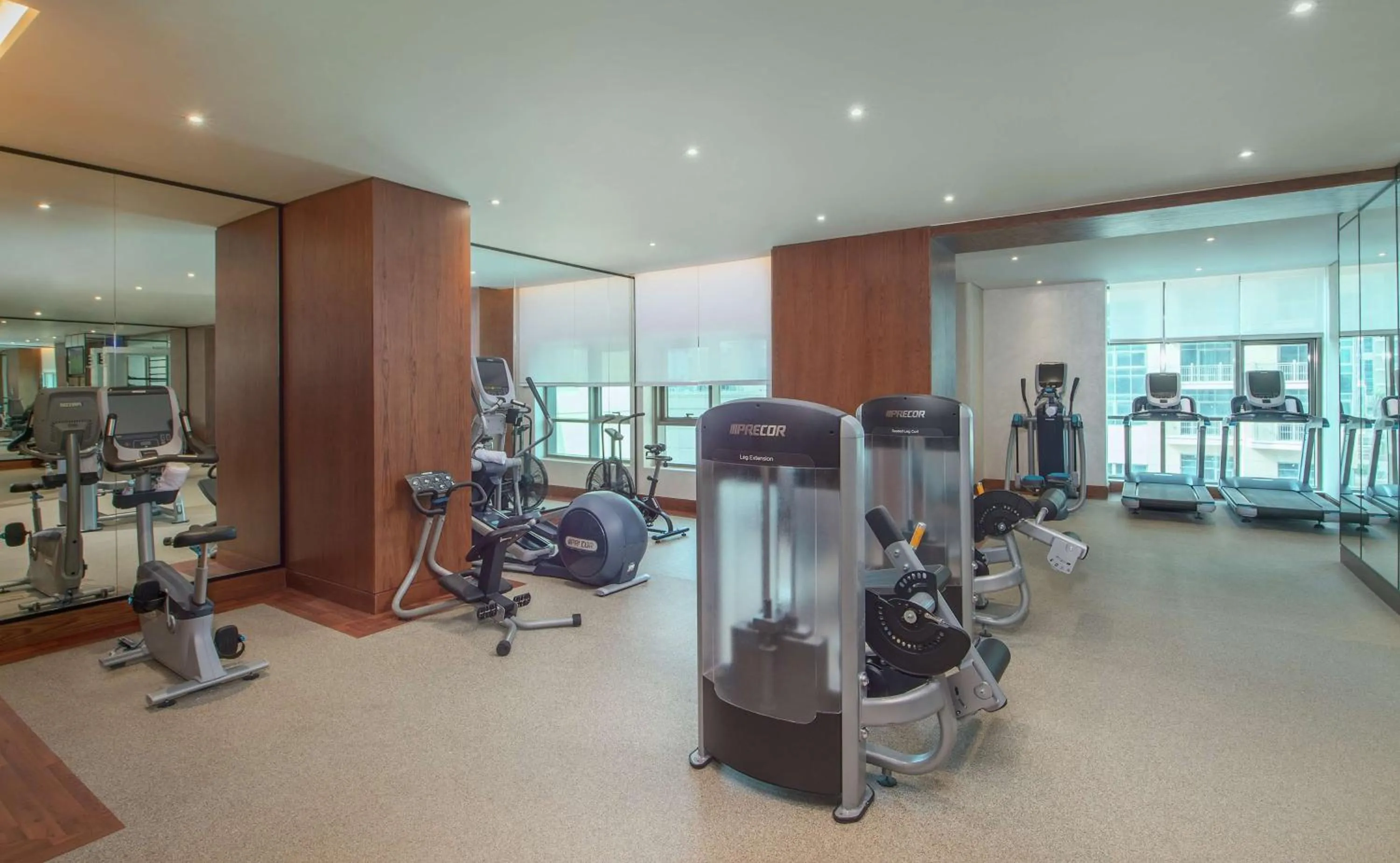 Fitness centre/facilities in Hilton Doha The Pearl