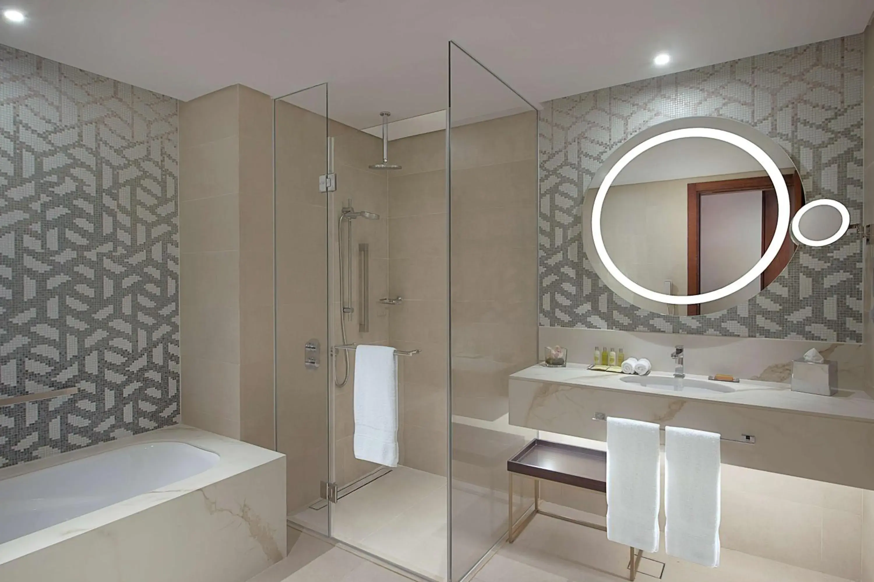 Bathroom in Hilton Doha The Pearl Bathroom in Hilton Doha The Pearl