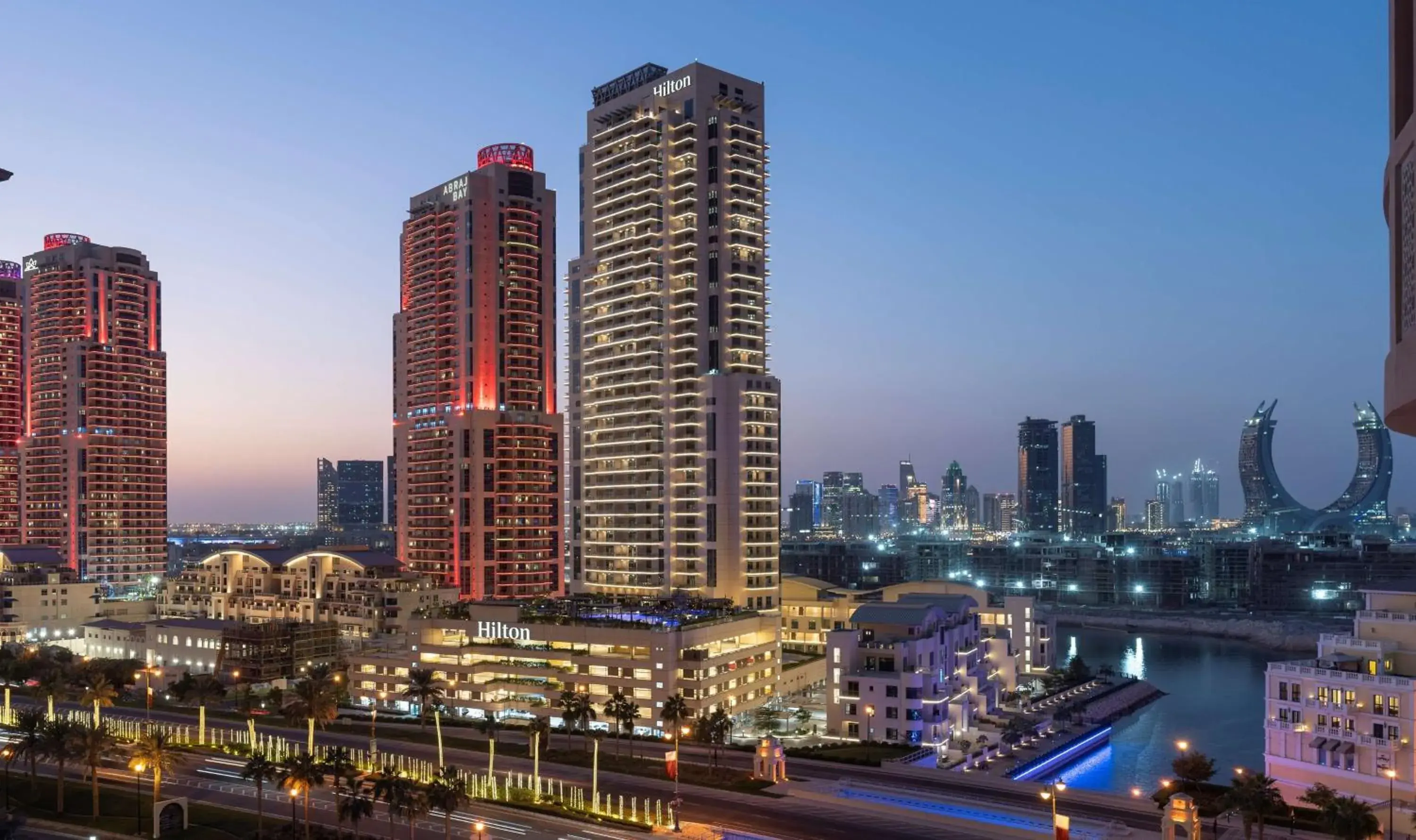 Property building in Hilton Doha The Pearl Property building in Hilton Doha The Pearl