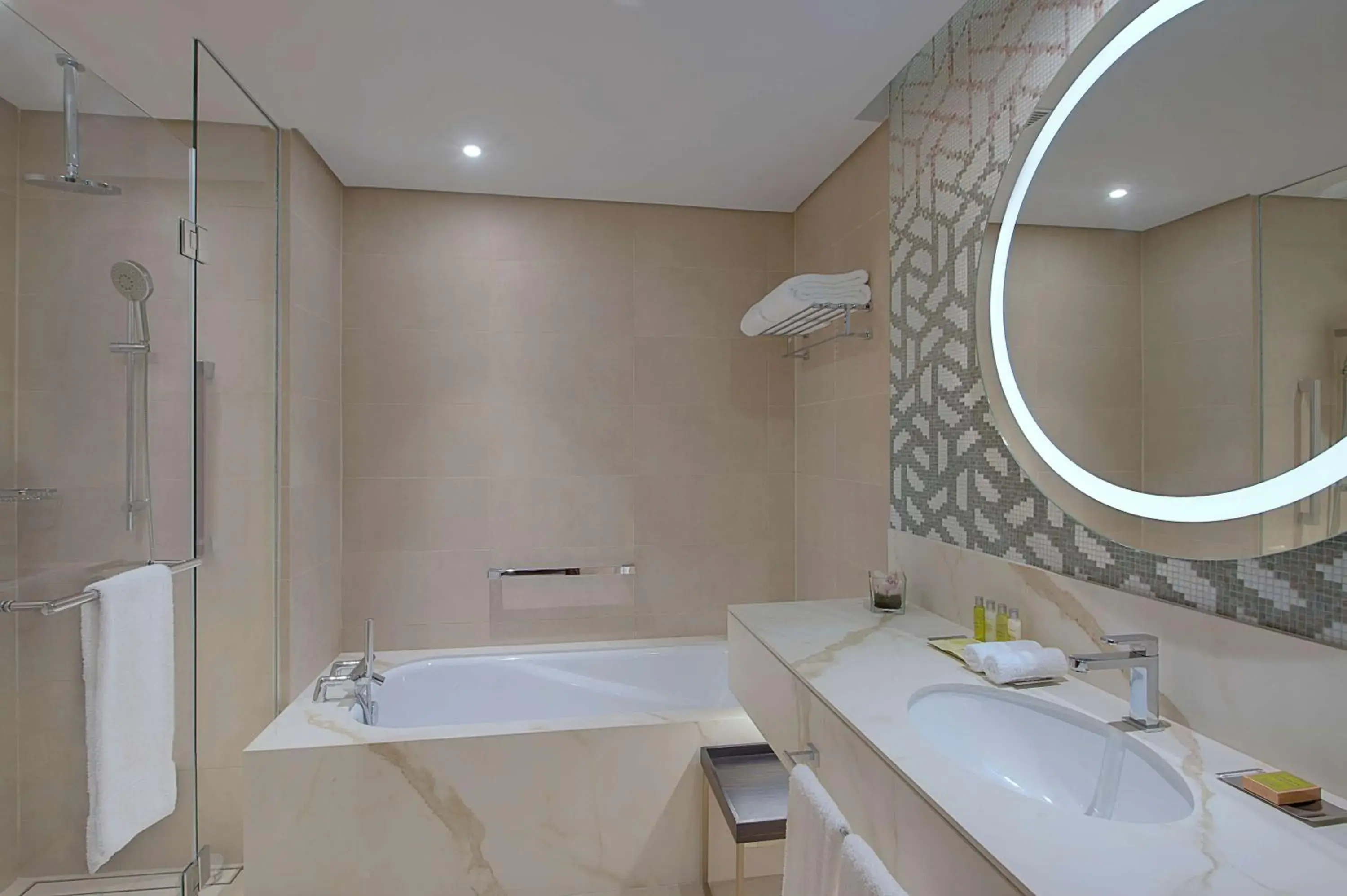 Bathroom in Hilton Doha The Pearl Bathroom in Hilton Doha The Pearl
