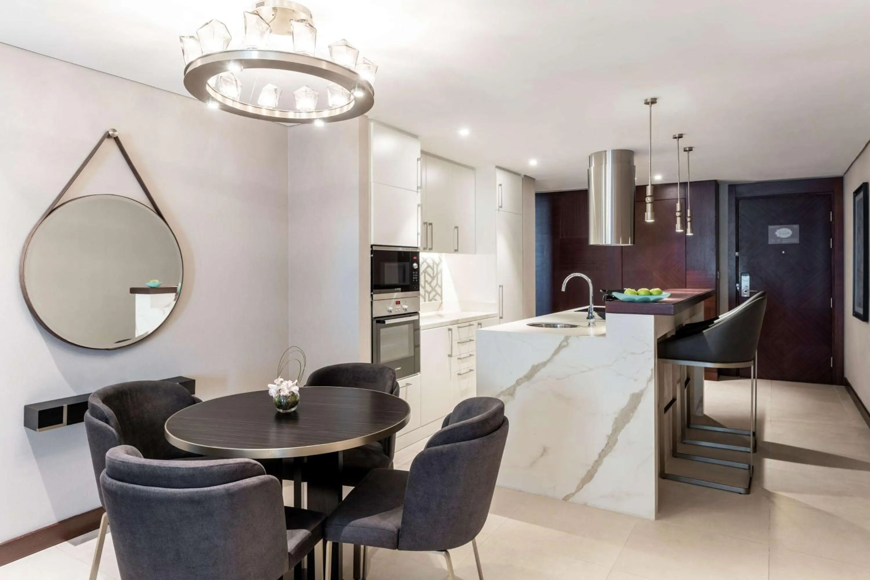 Kitchen or kitchenette in Hilton Doha The Pearl