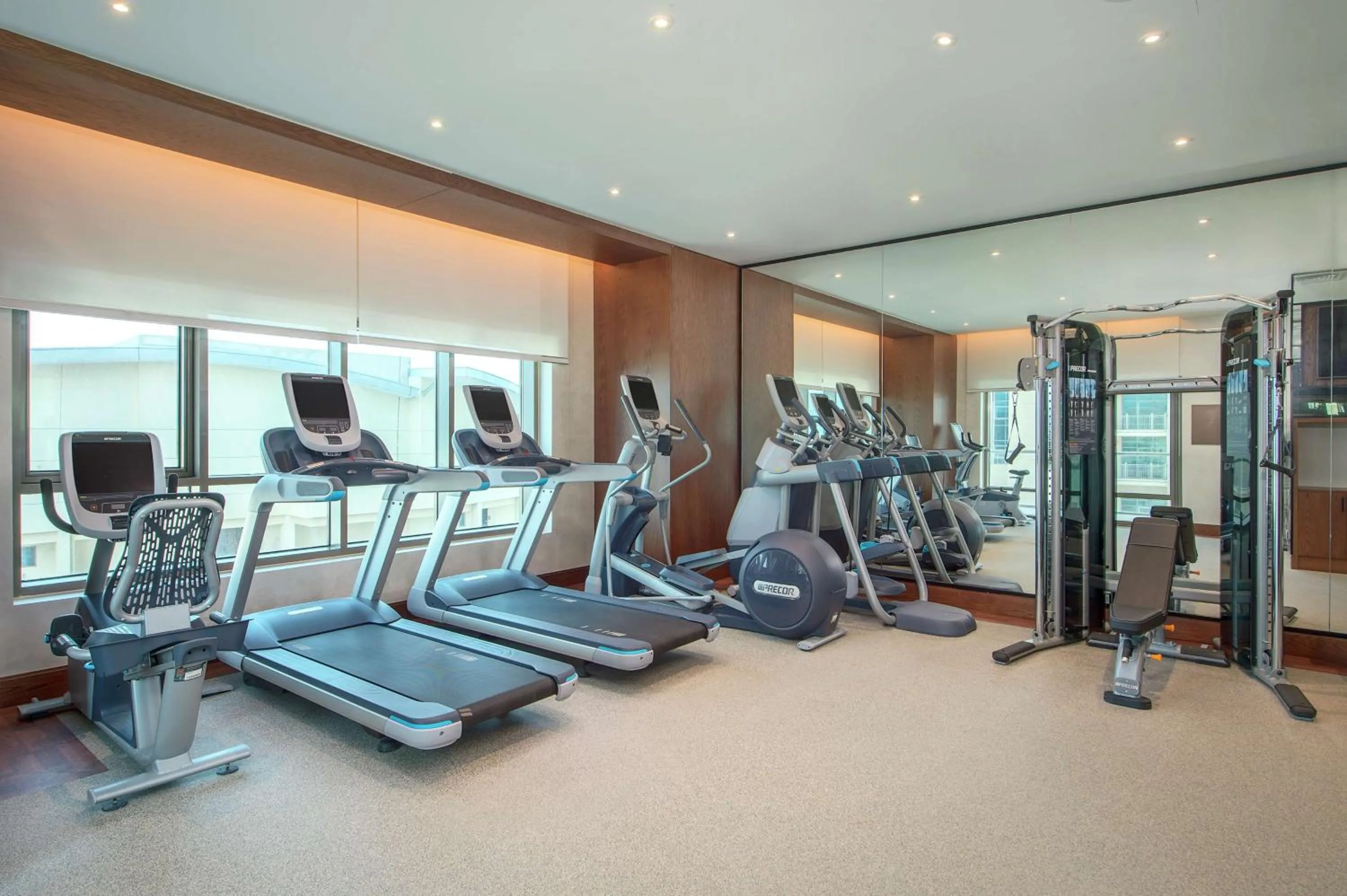 Fitness centre/facilities in Hilton Doha The Pearl