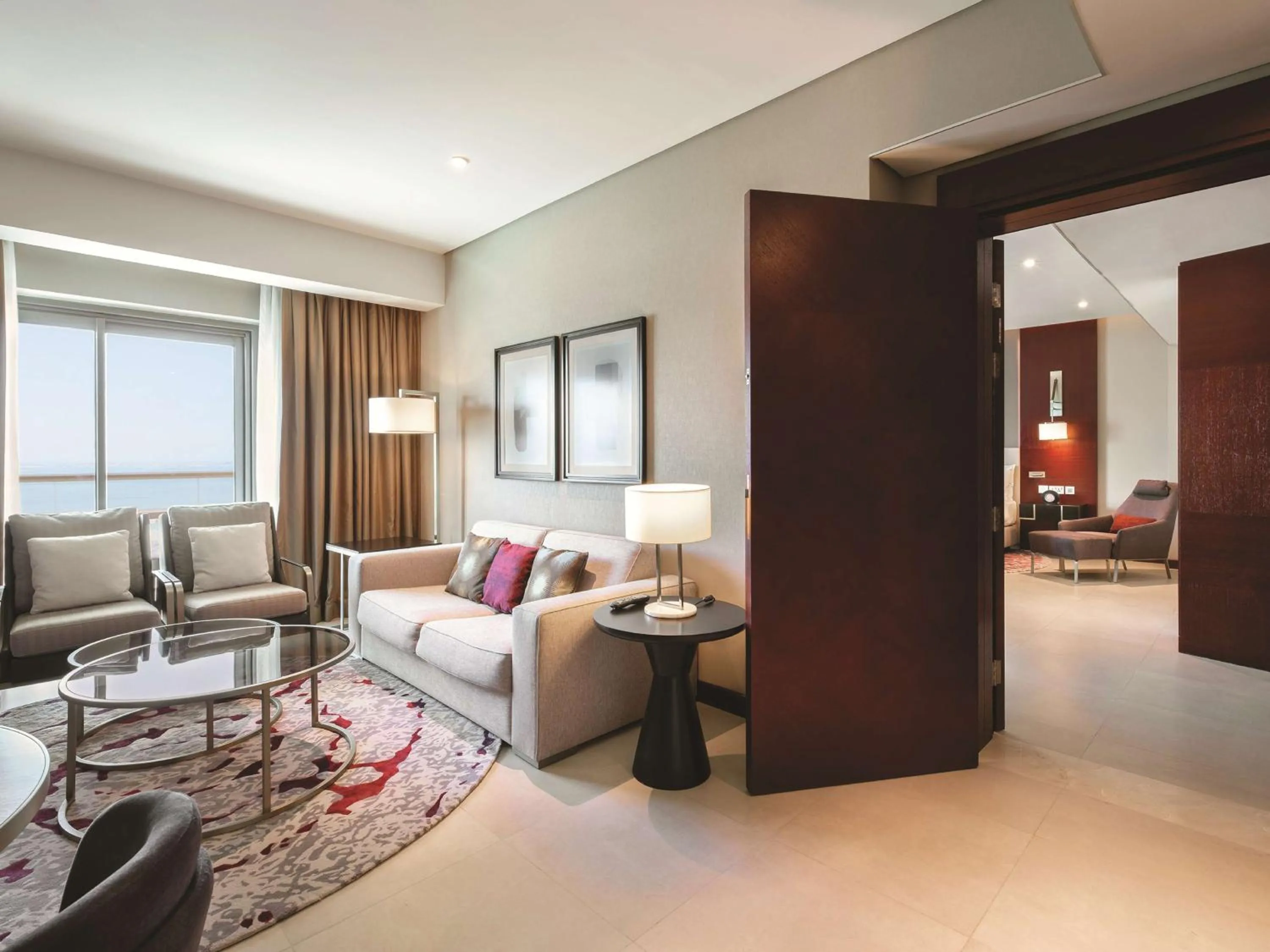 Living room in Hilton Doha The Pearl