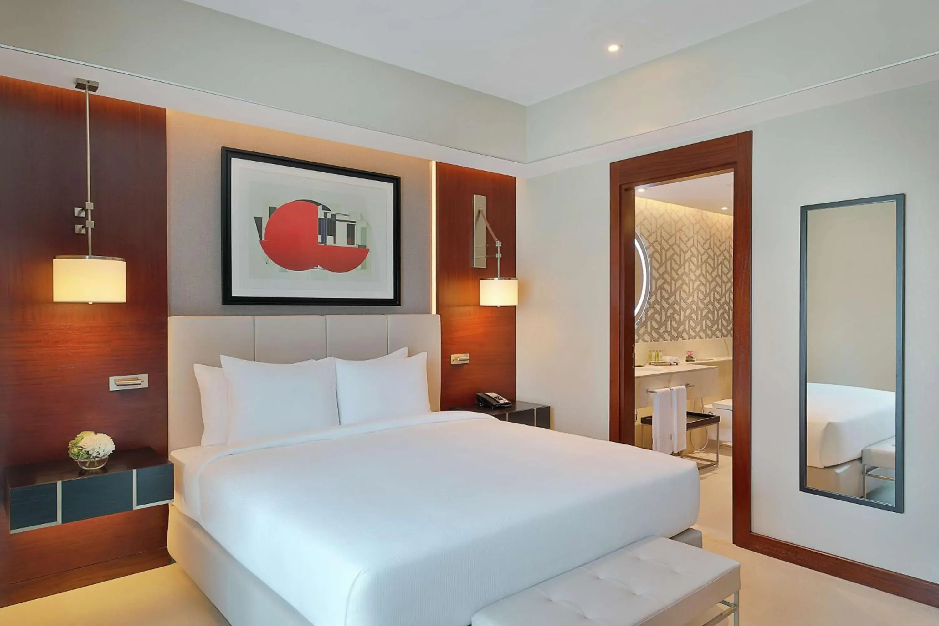 Bed in Hilton Doha The Pearl Bed in Hilton Doha The Pearl