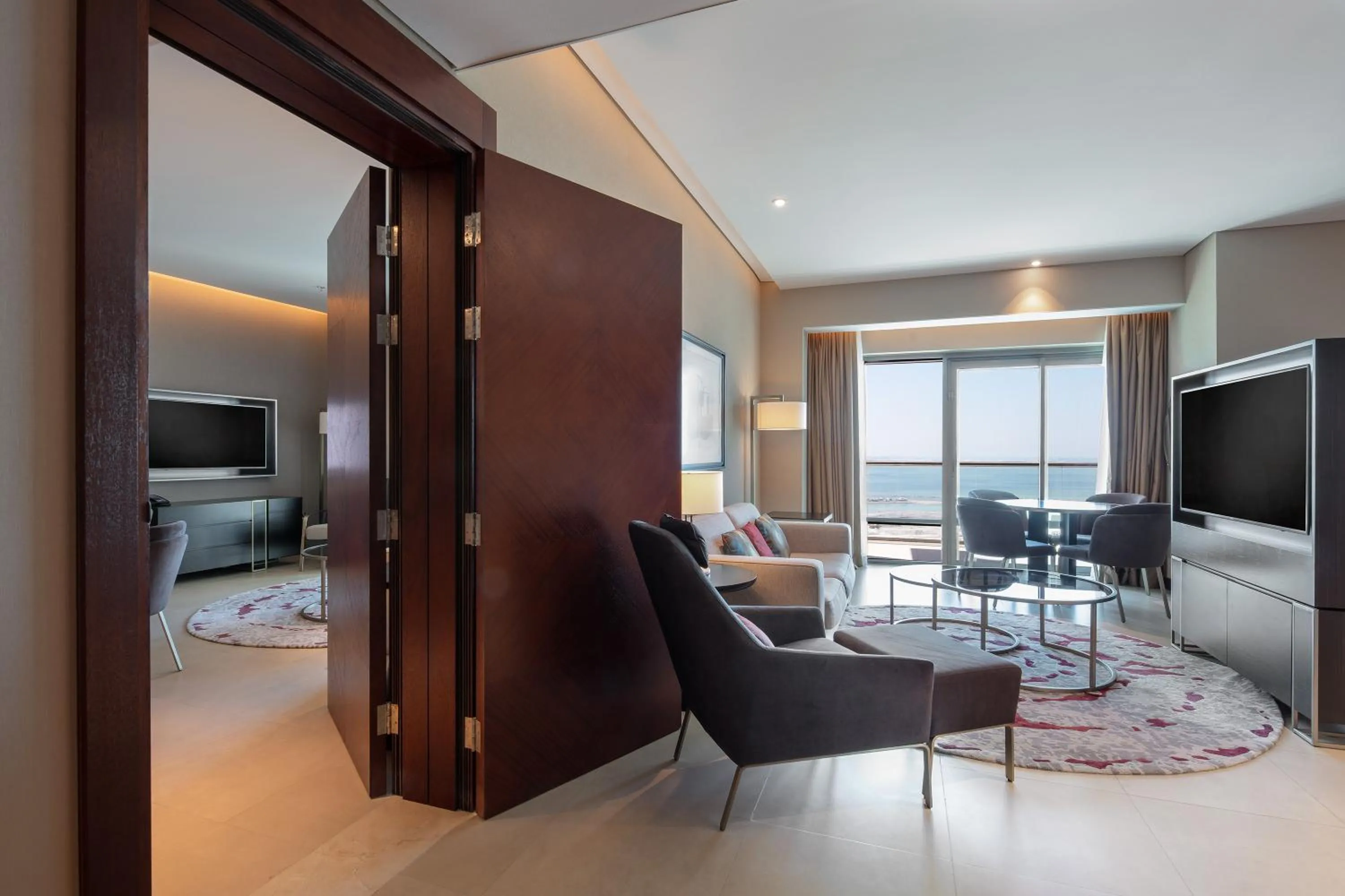 Living room in Hilton Doha The Pearl