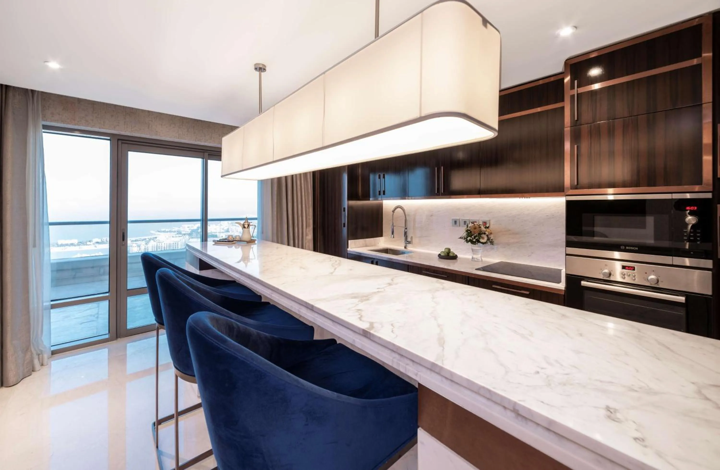 Kitchen or kitchenette in Hilton Doha The Pearl