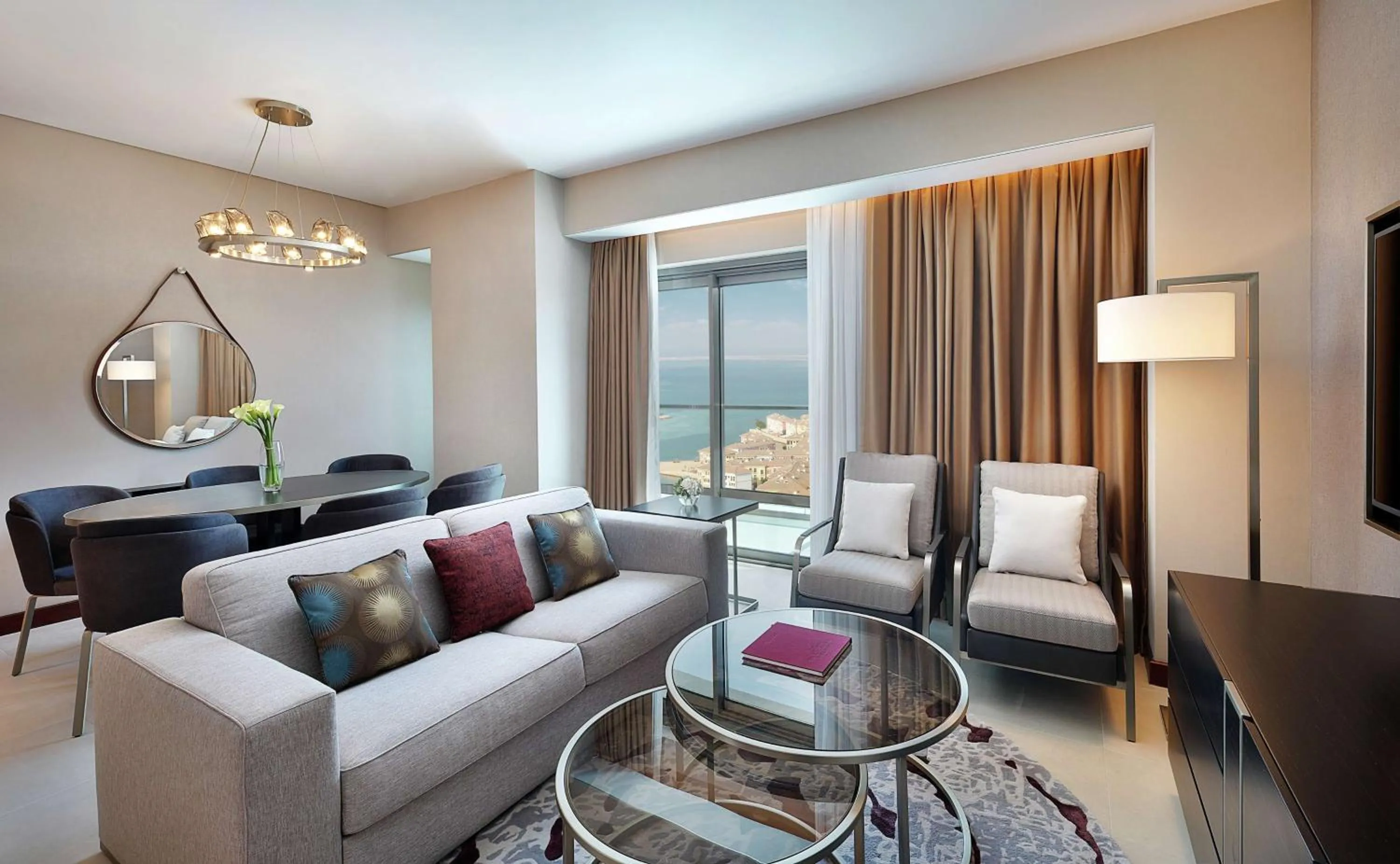 Living room in Hilton Doha The Pearl