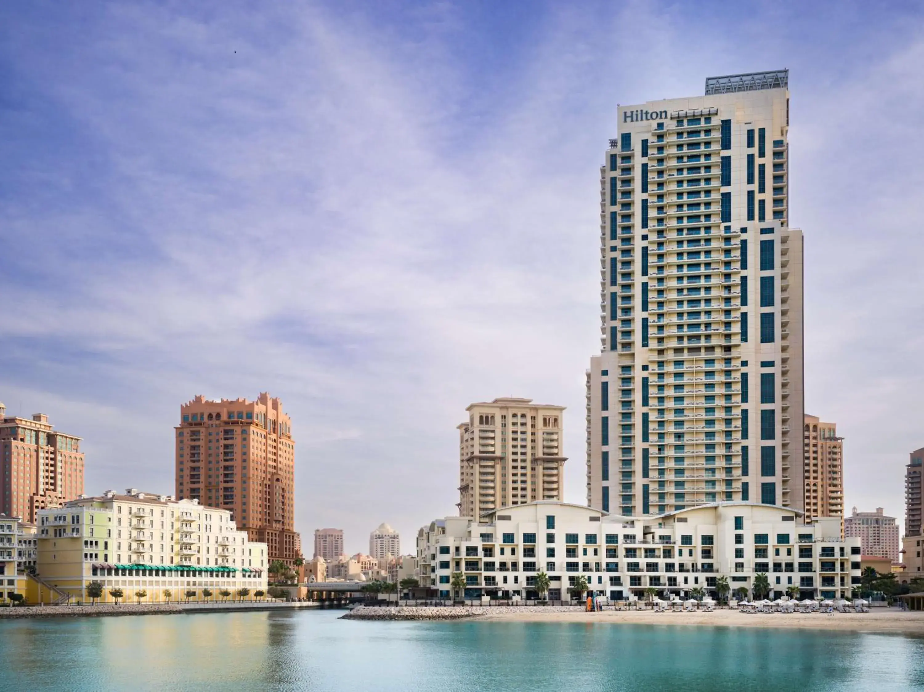 Property building in Hilton Doha The Pearl Property building in Hilton Doha The Pearl