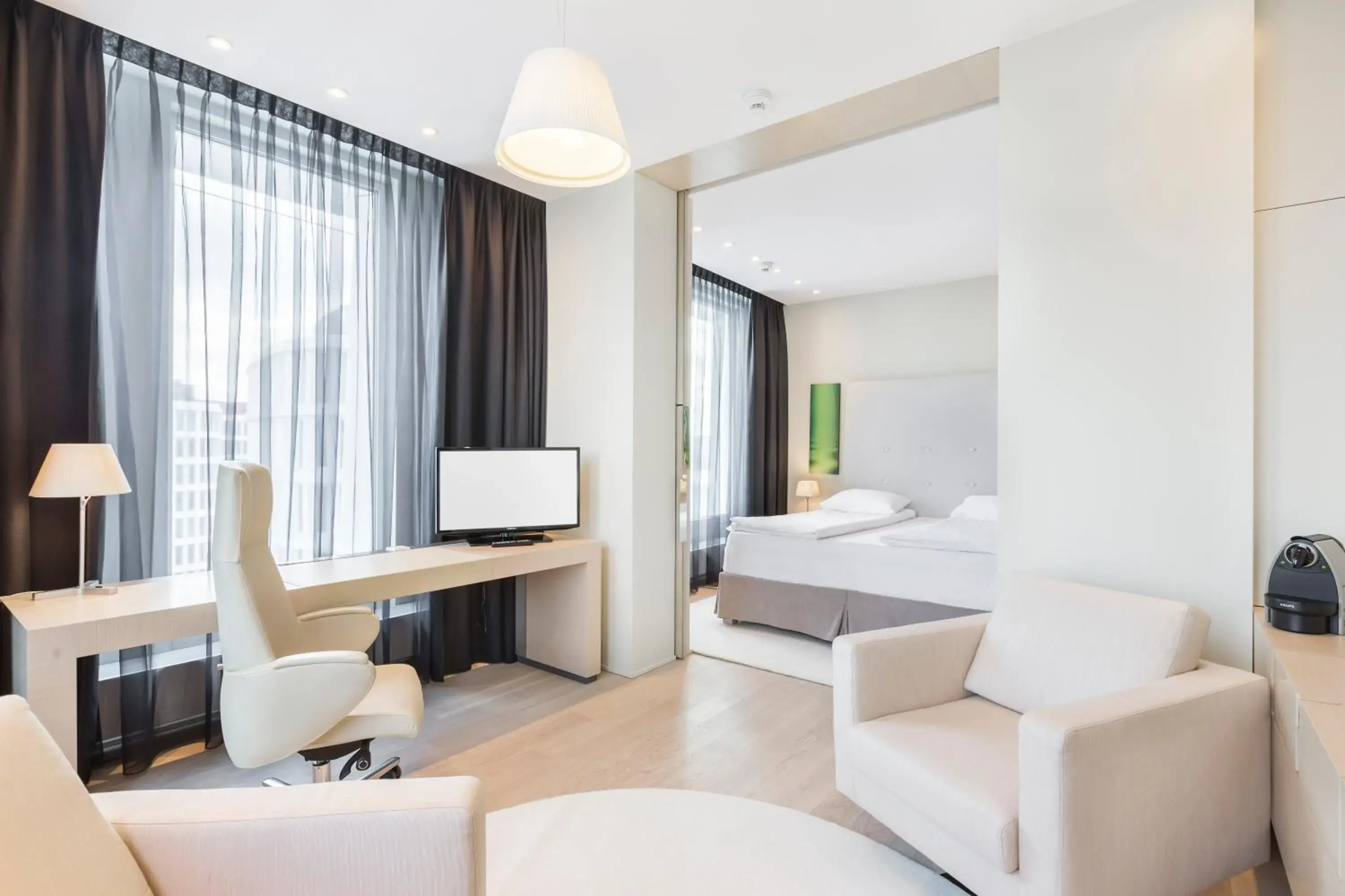 Living room, Bed in Sound Garden Hotel Airport Living room, Bed in Sound Garden Hotel Airport