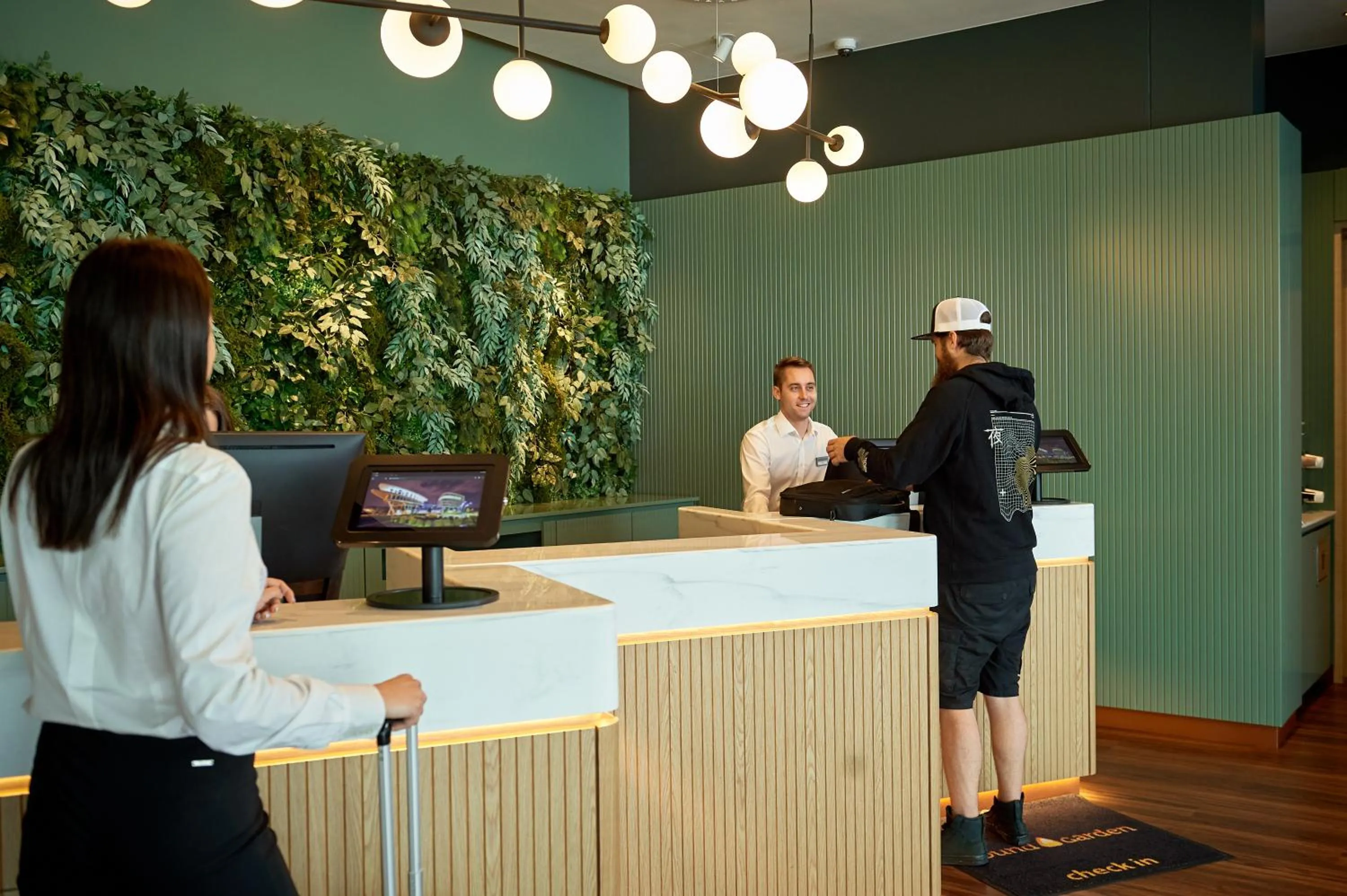 Staff in Sound Garden Hotel Airport