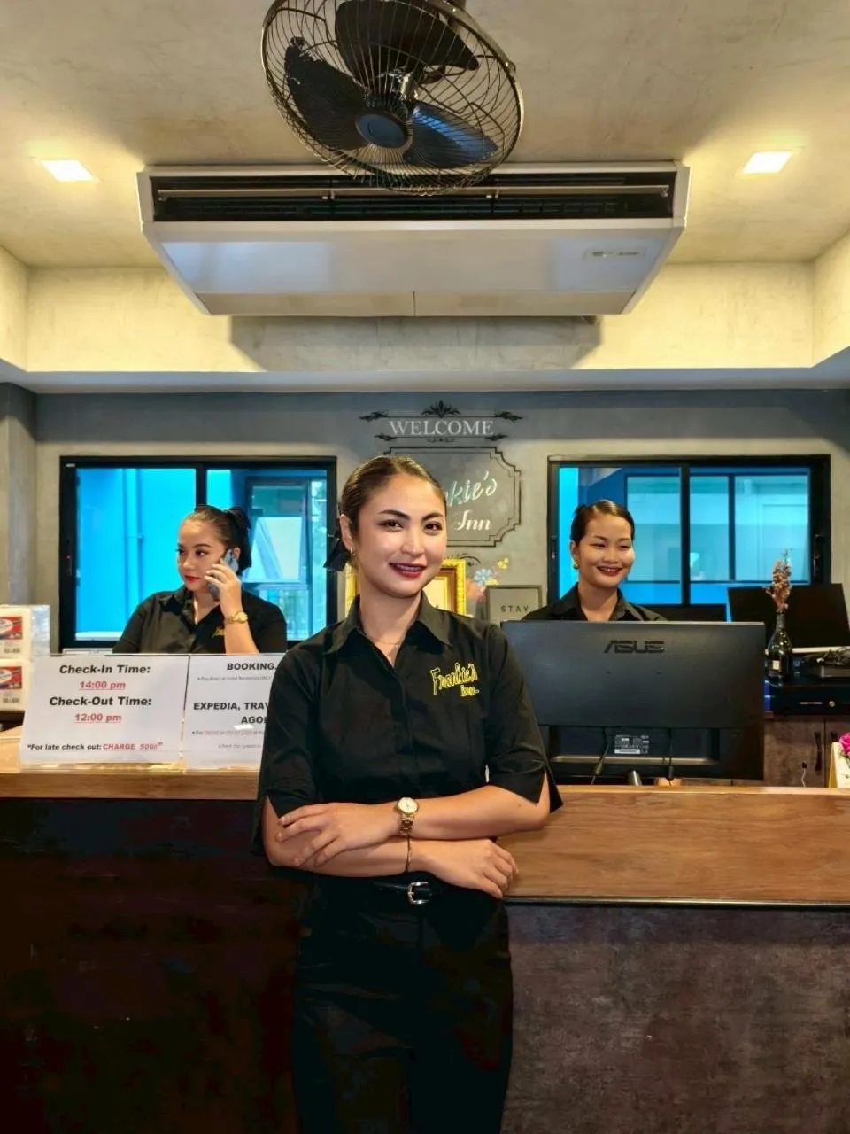 Staff in Frankie's Inn