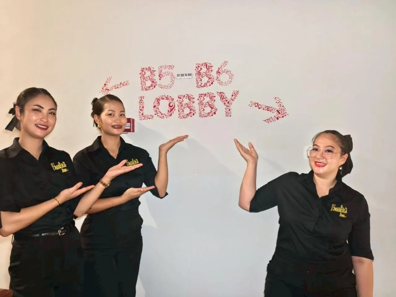 Staff in Frankie's Inn