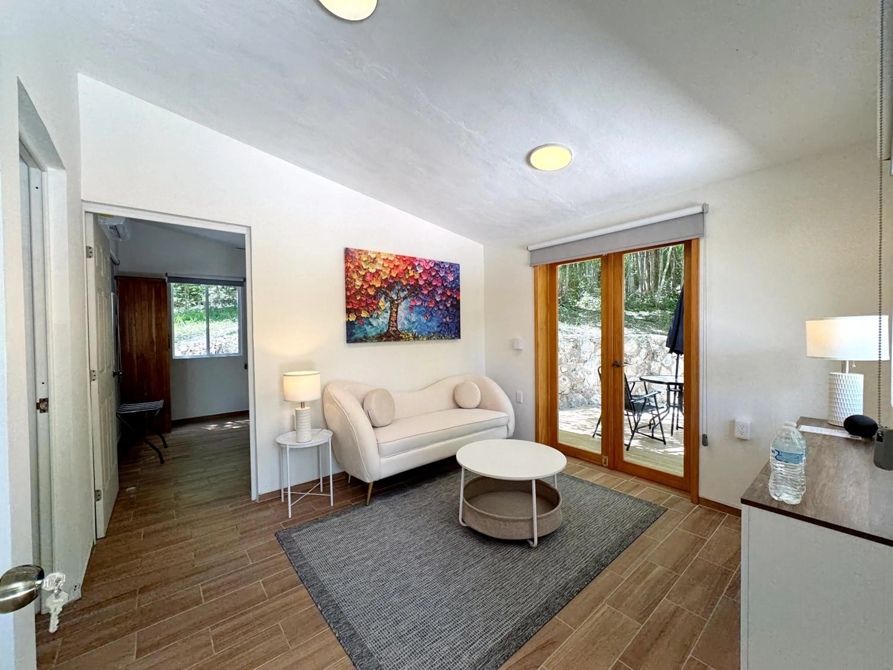Living room in Casa Kaan Calakmul
