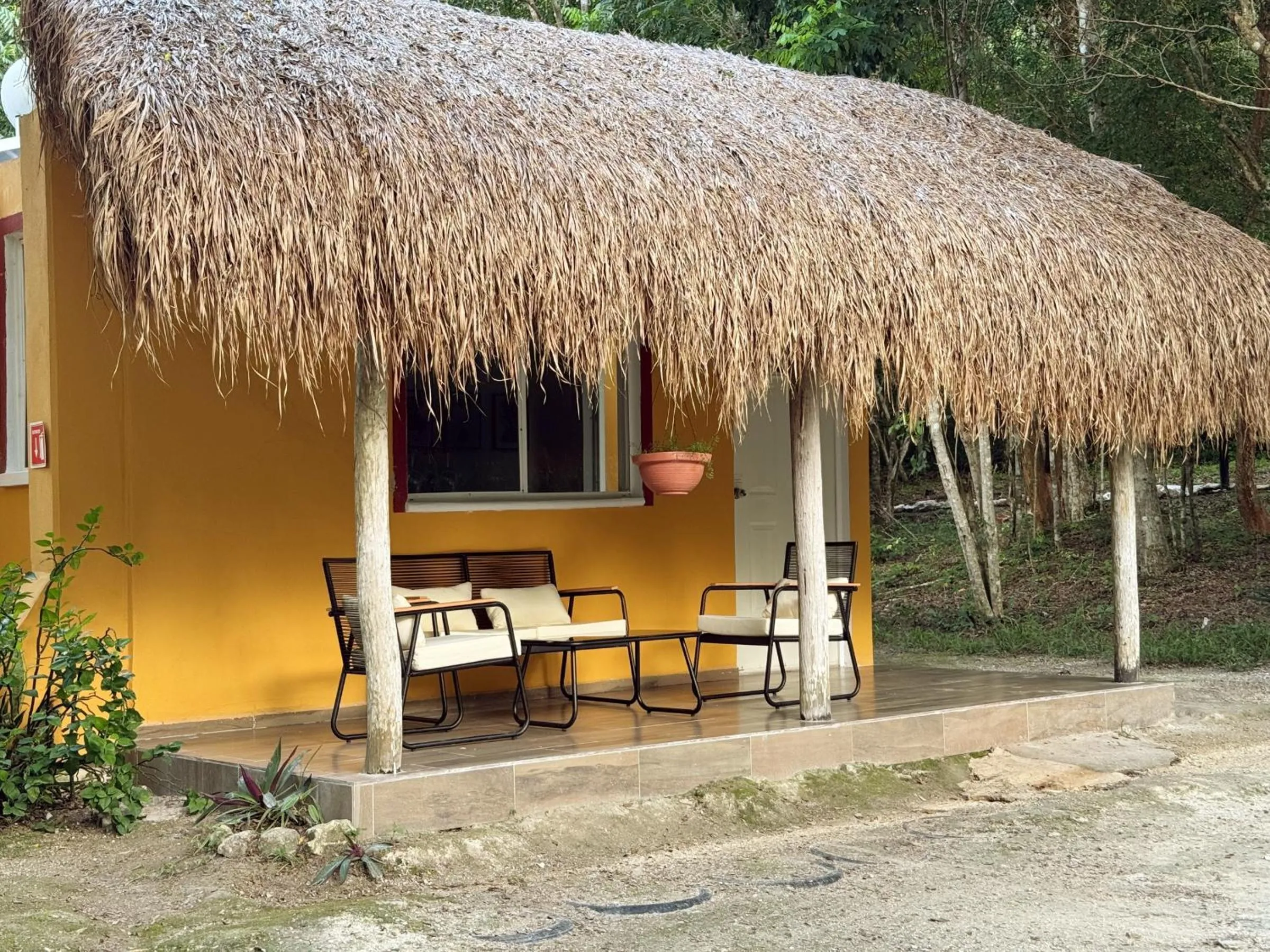 Patio in Casa Kaan Calakmul