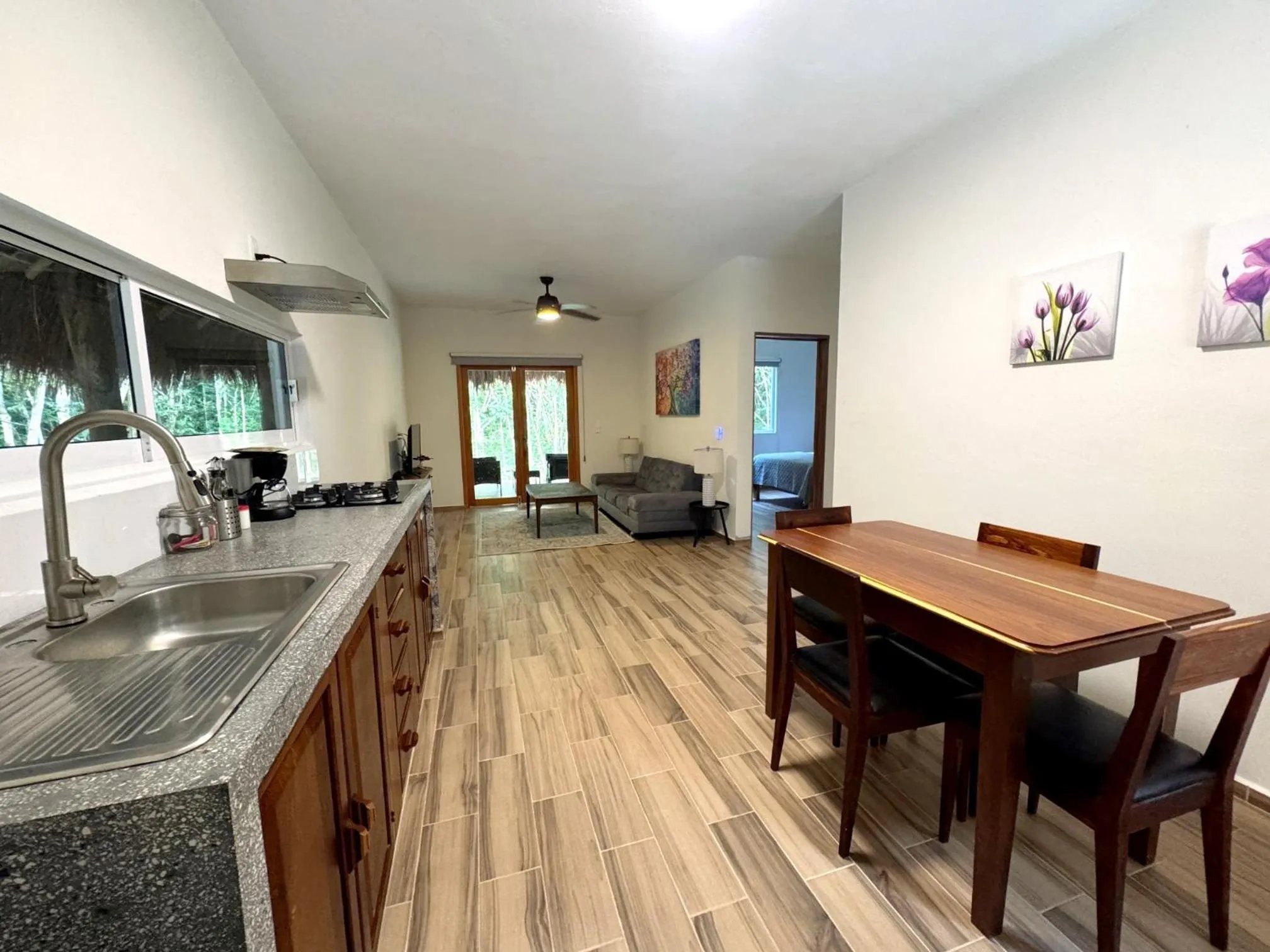 Kitchen or kitchenette in Casa Kaan Calakmul