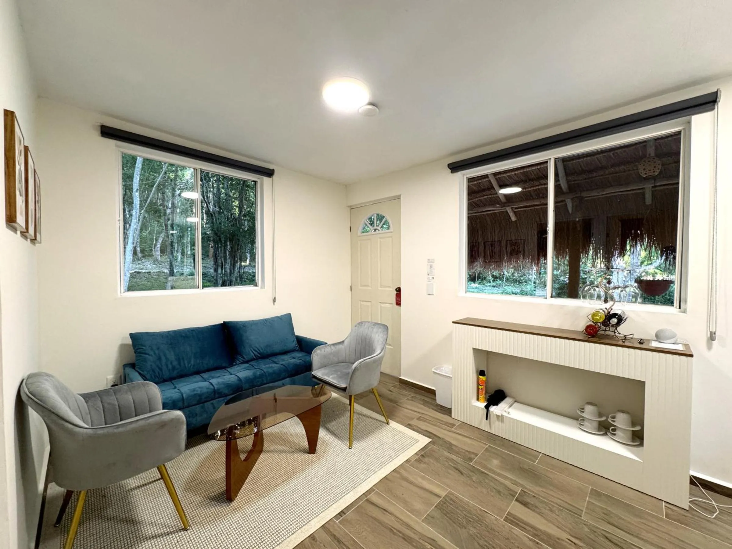 Living room in Casa Kaan Calakmul