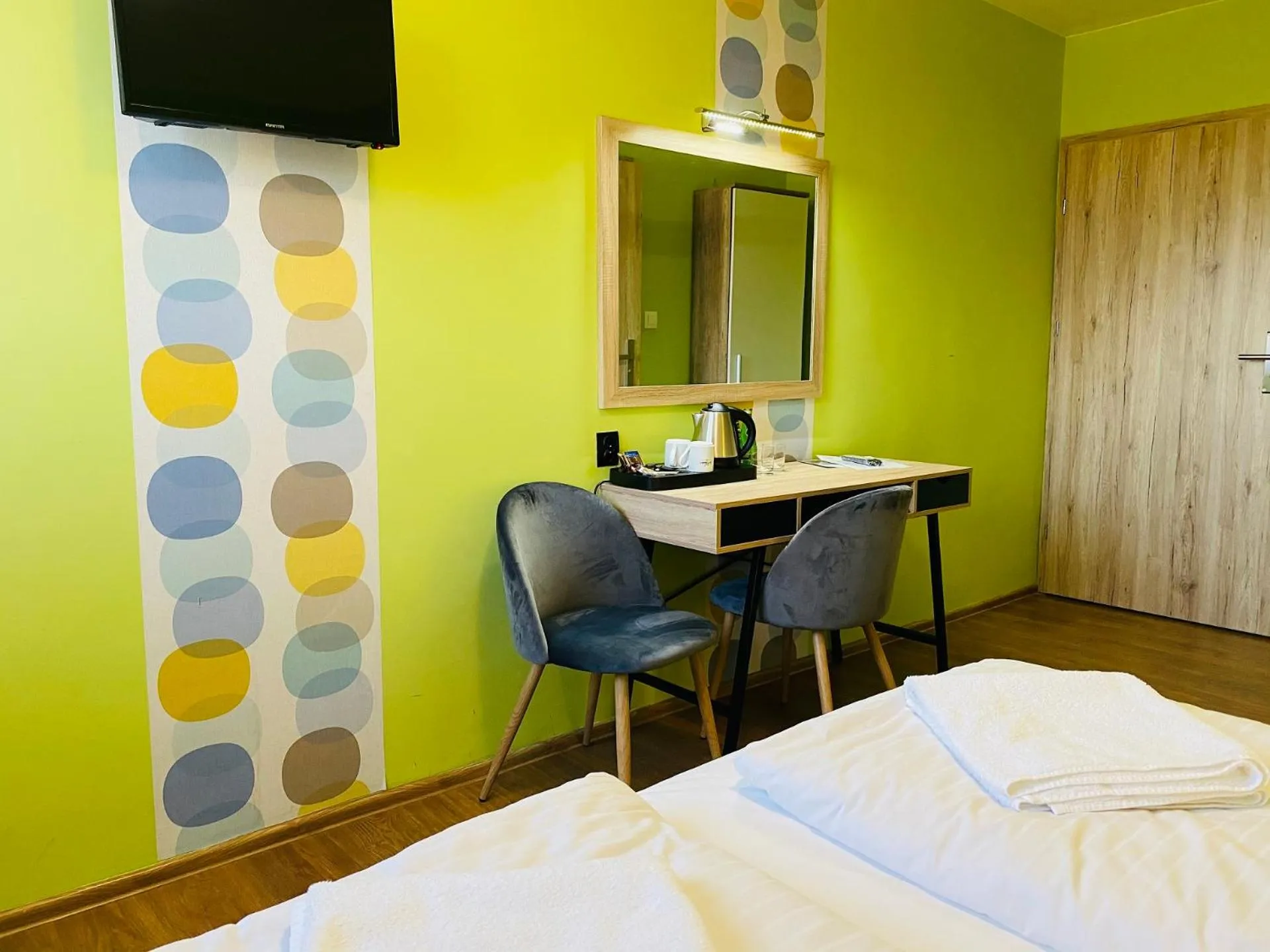 Bed in Zajazd Chata Staropolska