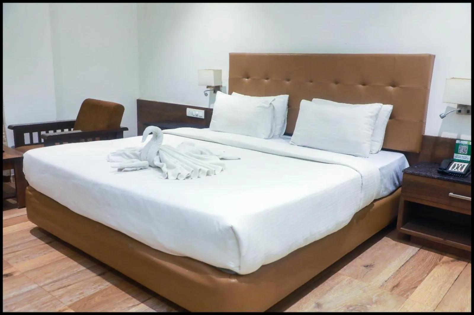 Bed in The Byke Suraj Club, Junagadh