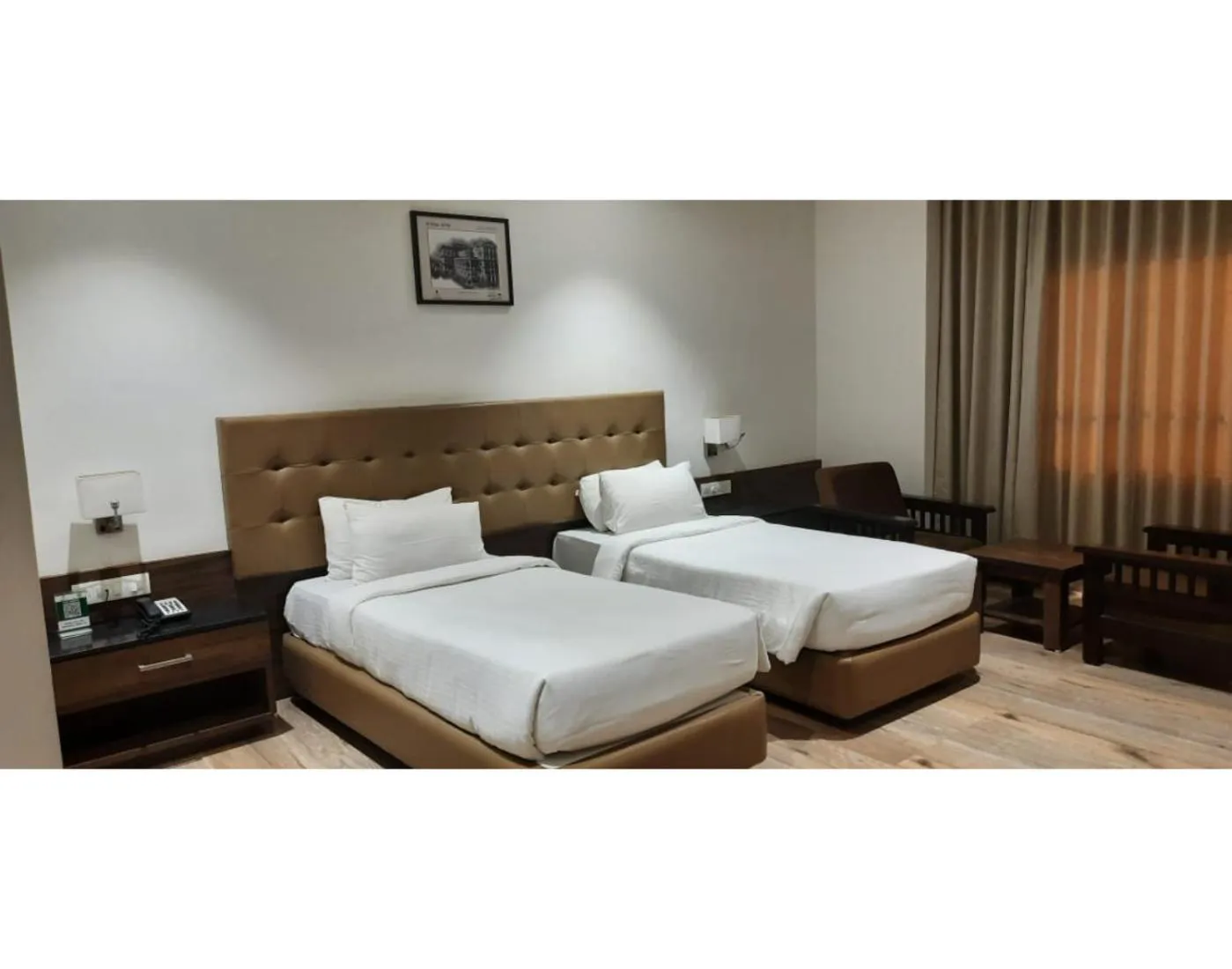 Bed in The Byke Suraj Club, Junagadh