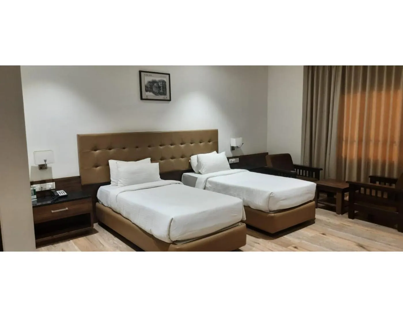 Bed in The Byke Suraj Club, Junagadh