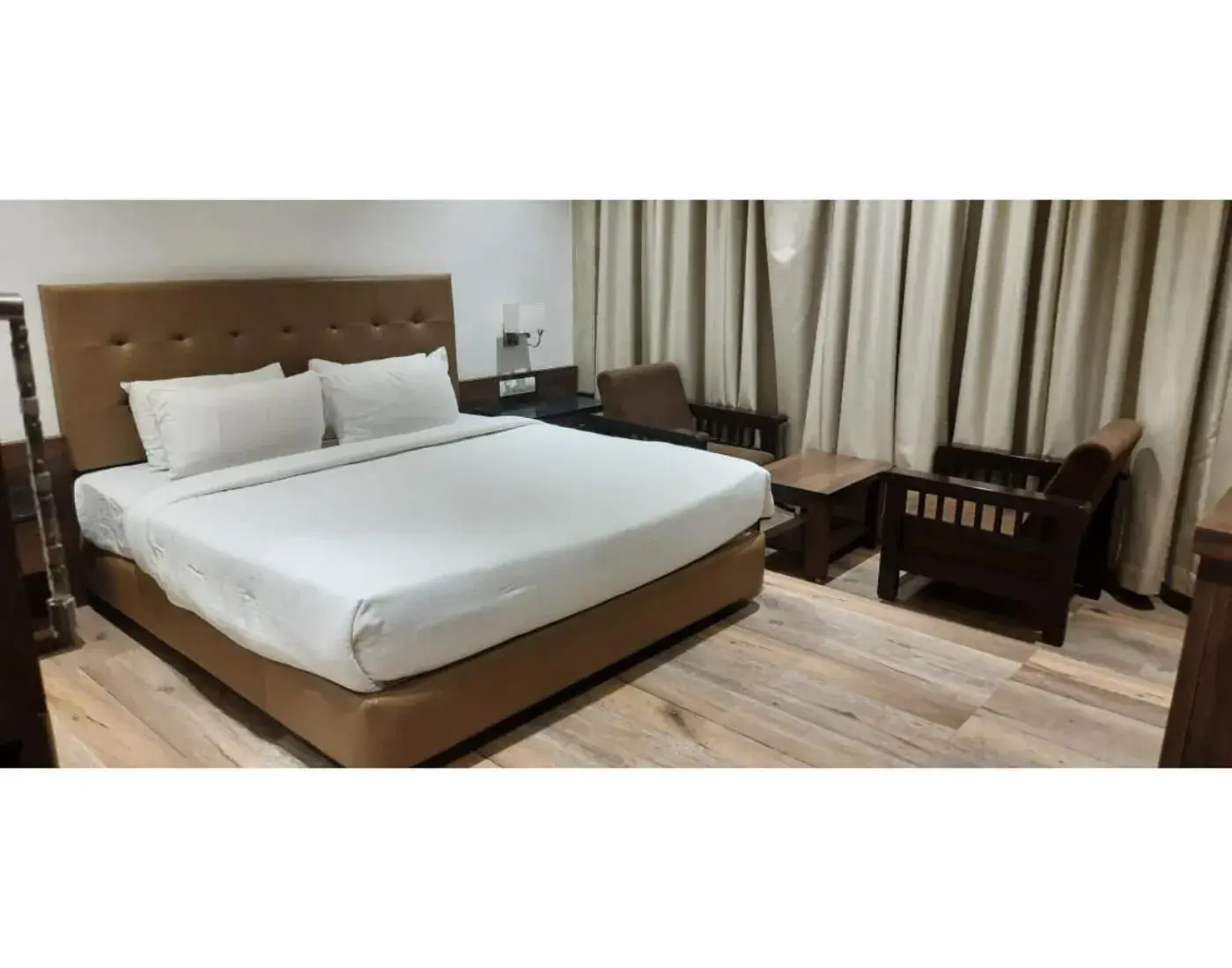 Bed in The Byke Suraj Club, Junagadh Bed in The Byke Suraj Club, Junagadh