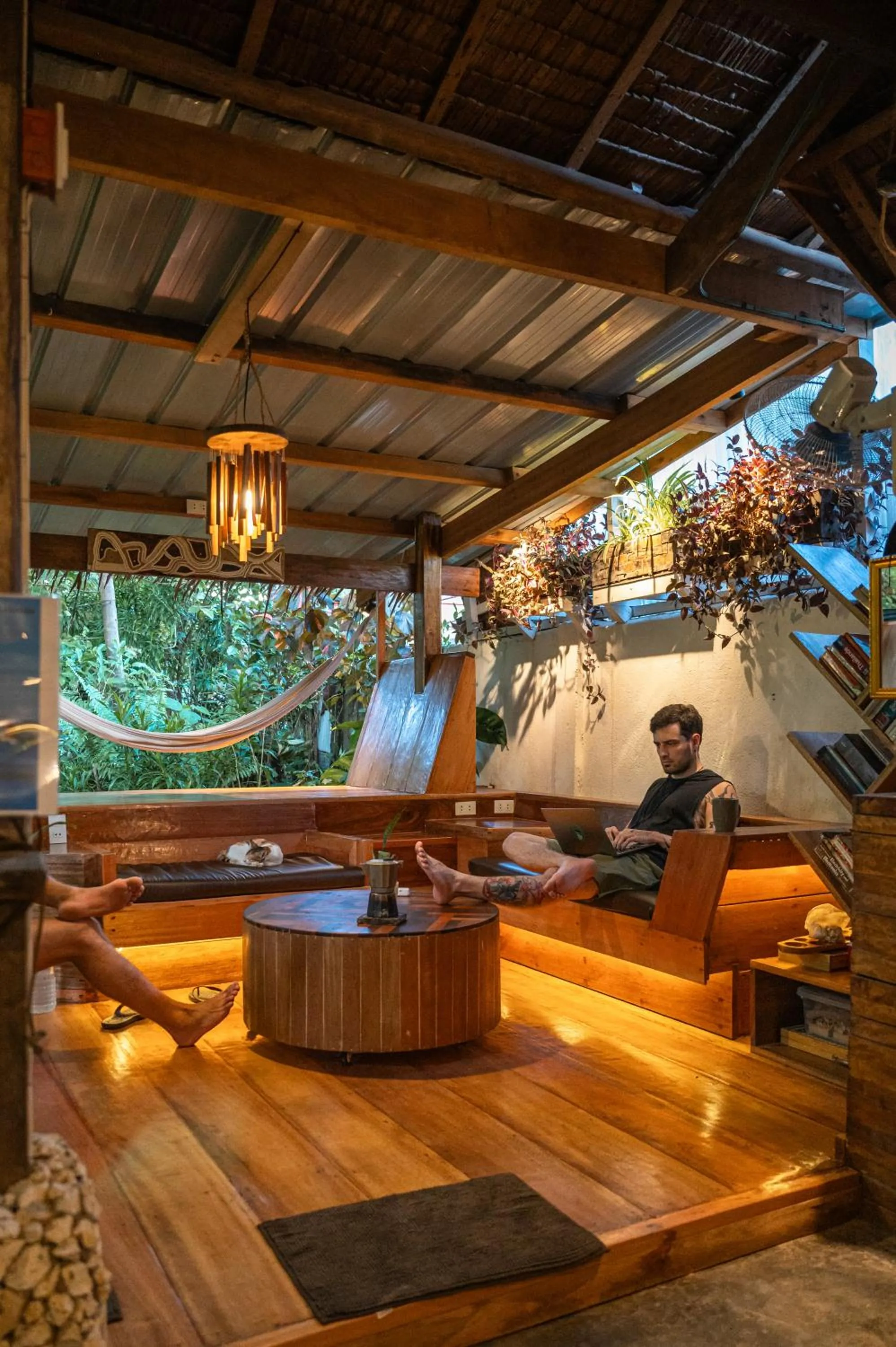 Communal lounge/ TV room in Soffta Surf Ranch