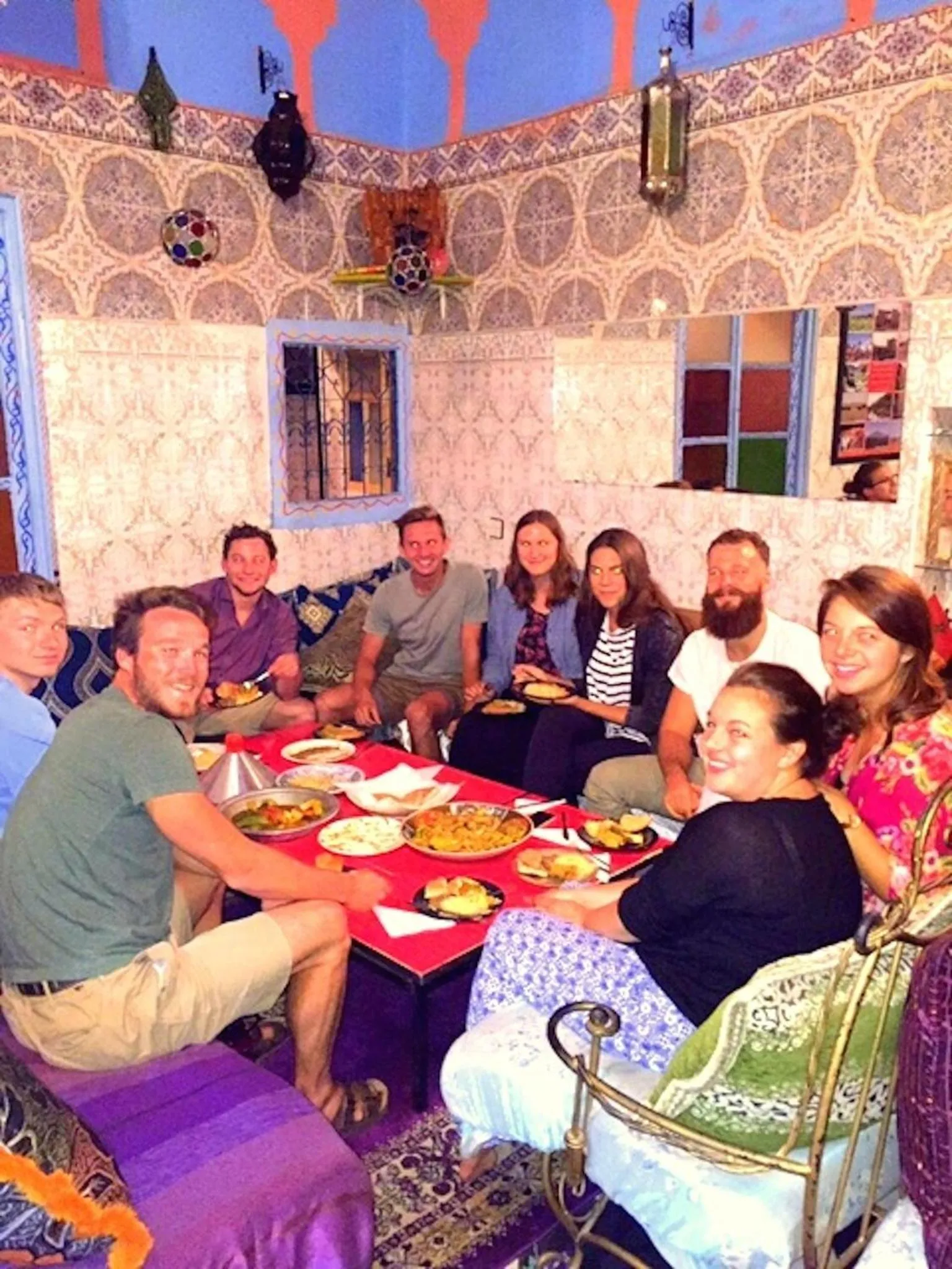 Food in Hostel Marrakech Rouge