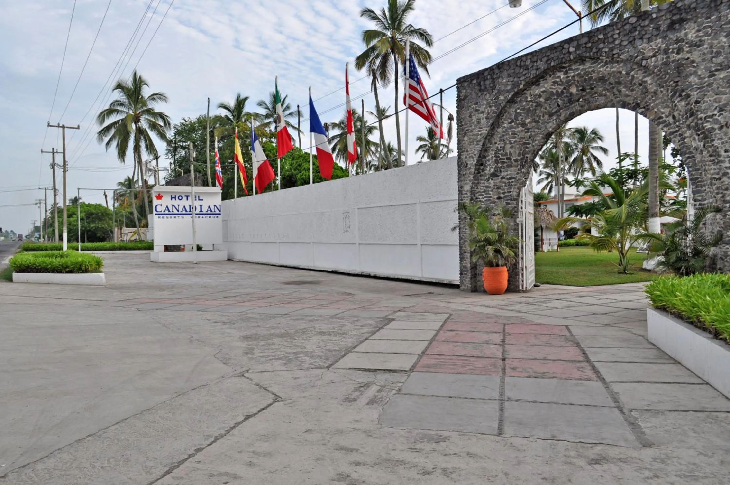 Facade/entrance in Canadian Resort Veracruz