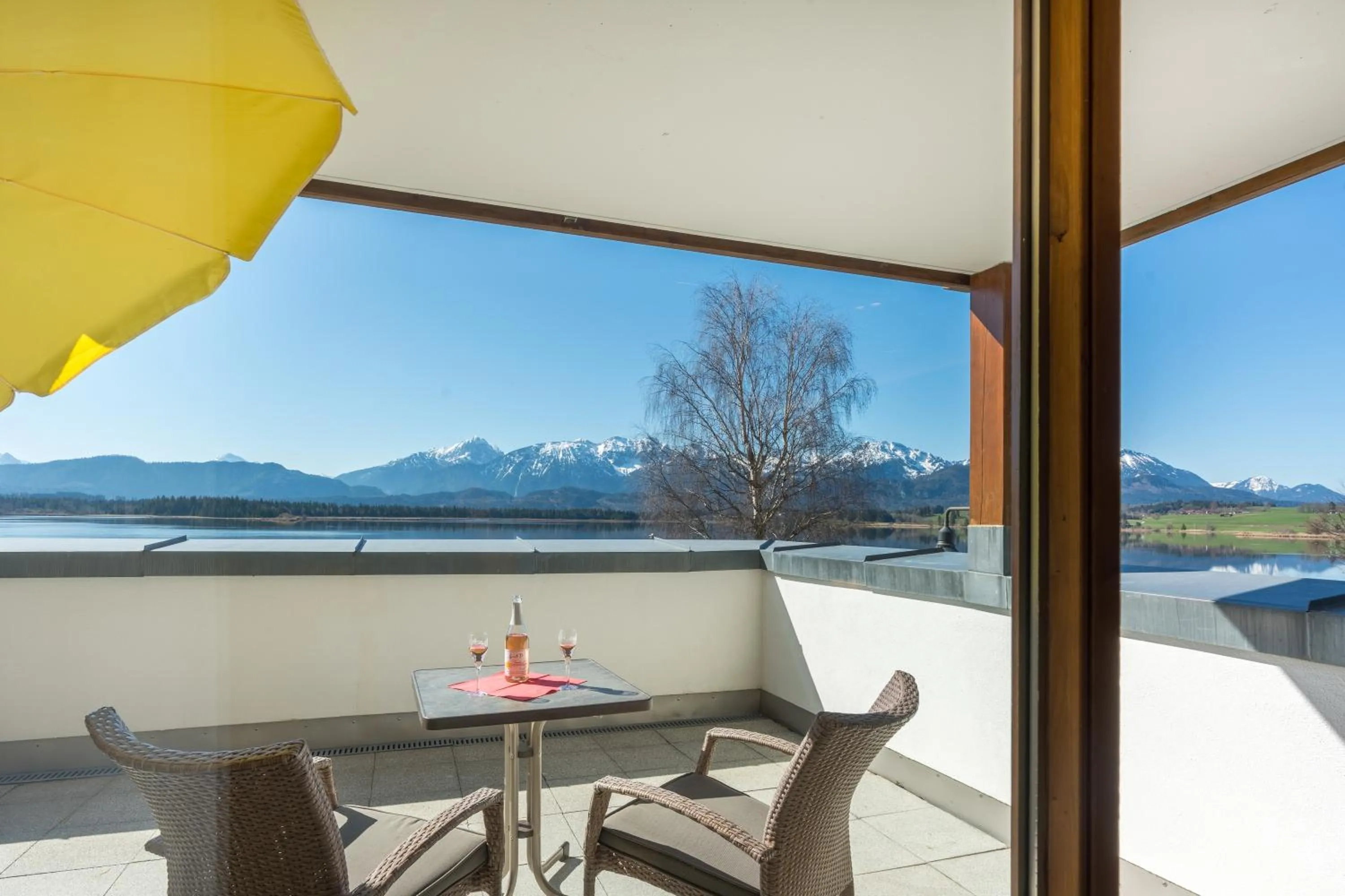 Mountain view in Residenz Hopfensee