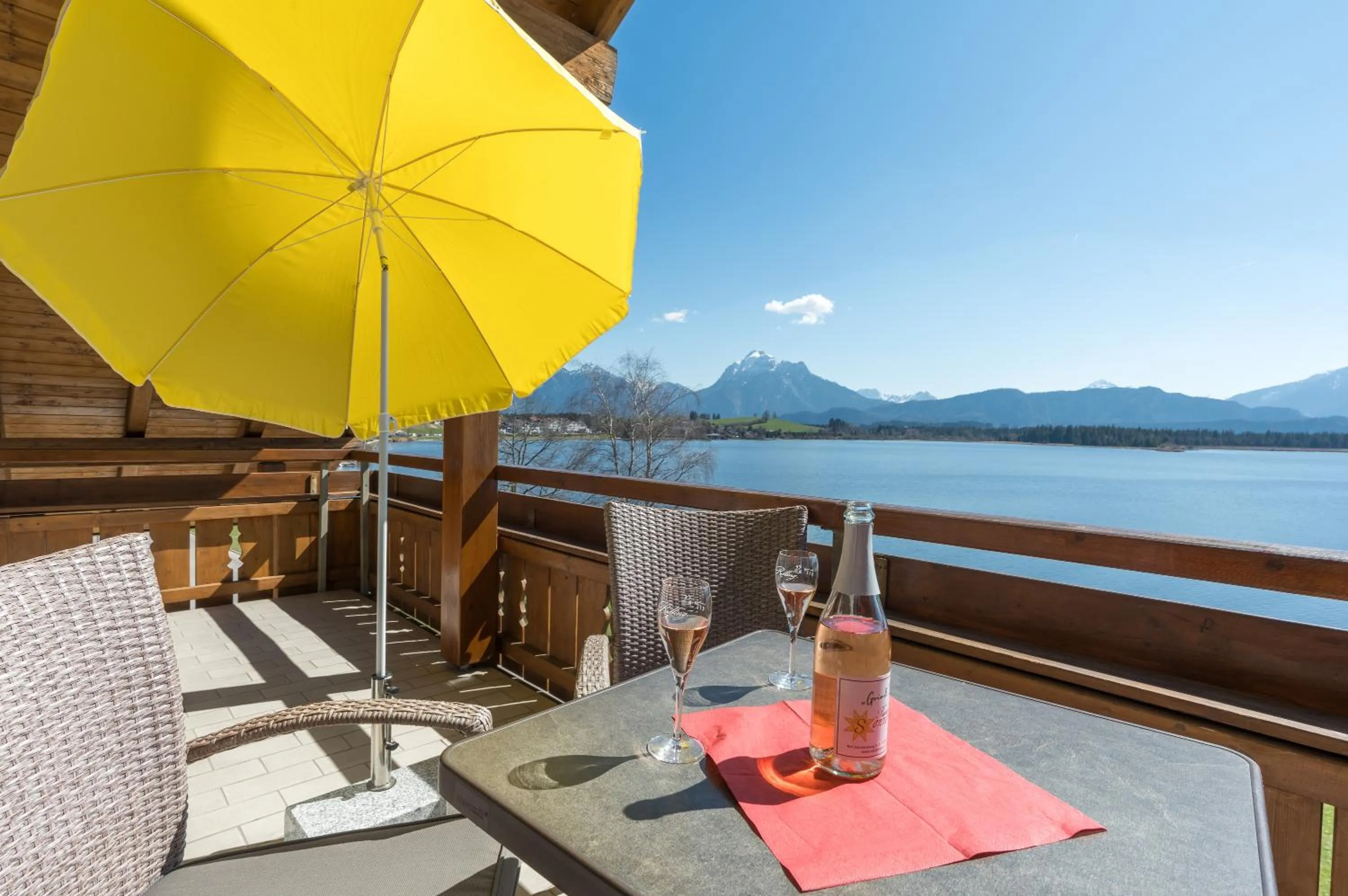 Balcony/Terrace in Residenz Hopfensee